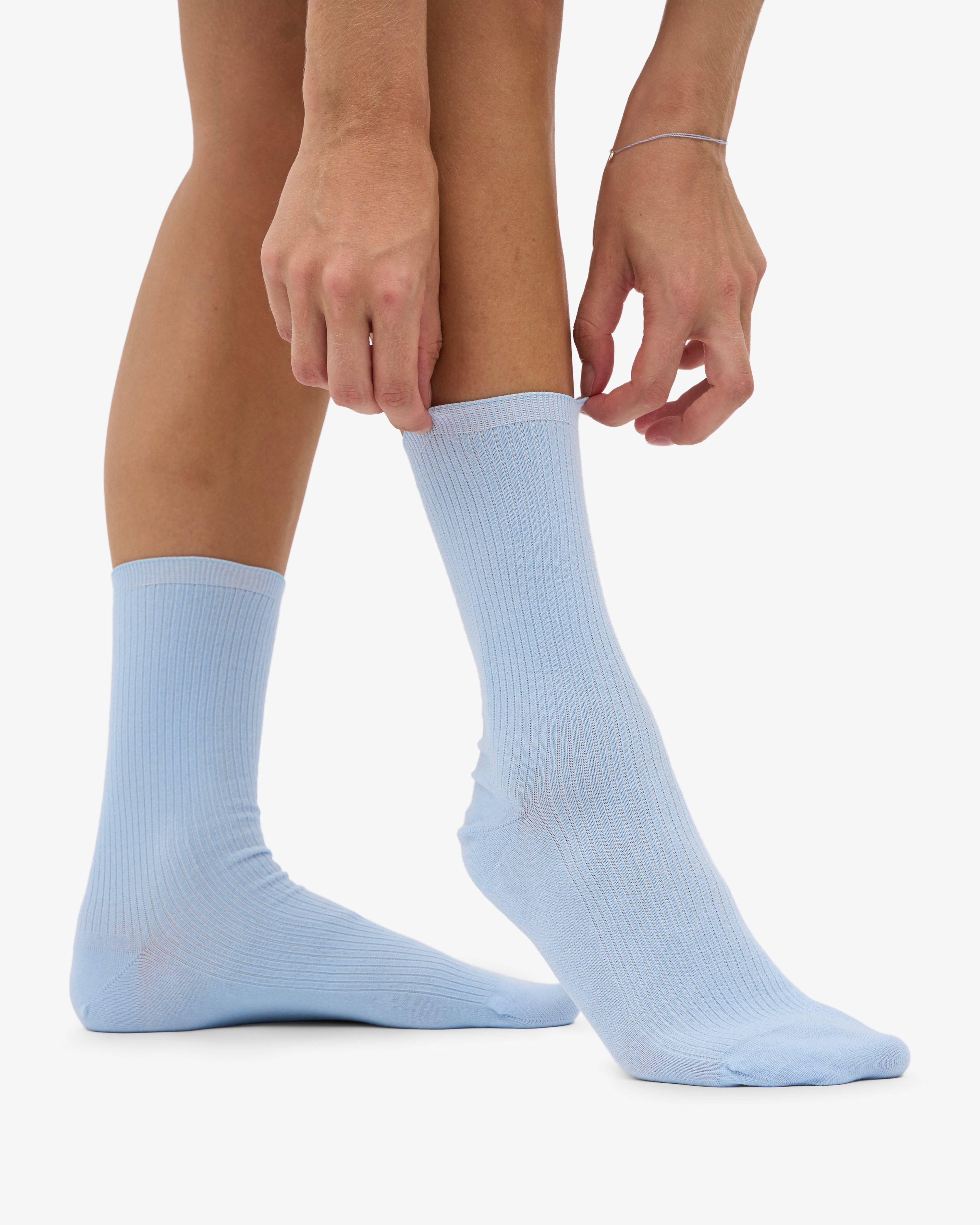 Women Classic Organic Sock - Polar Blue
