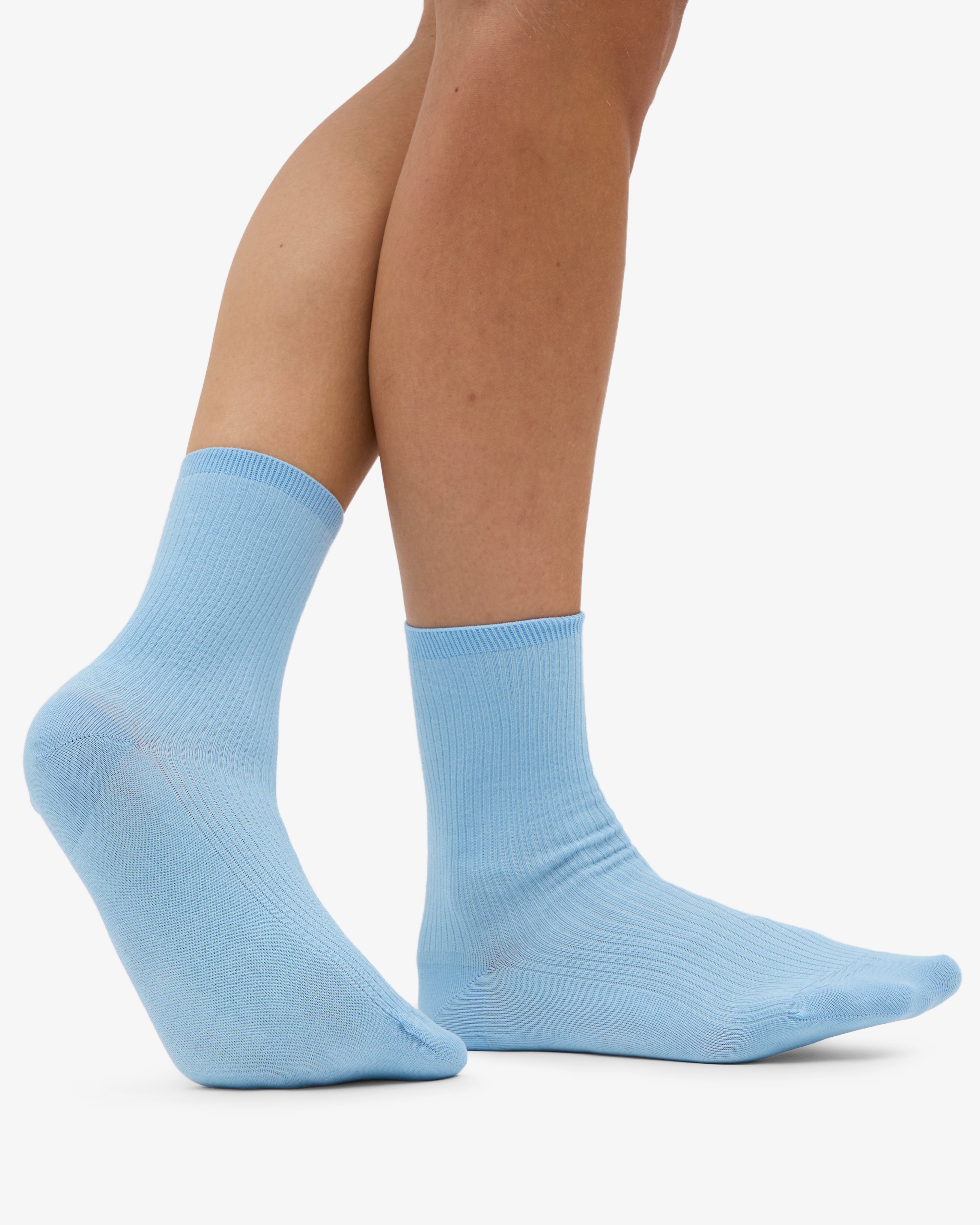 Women Classic Organic Sock - Seaside Blue