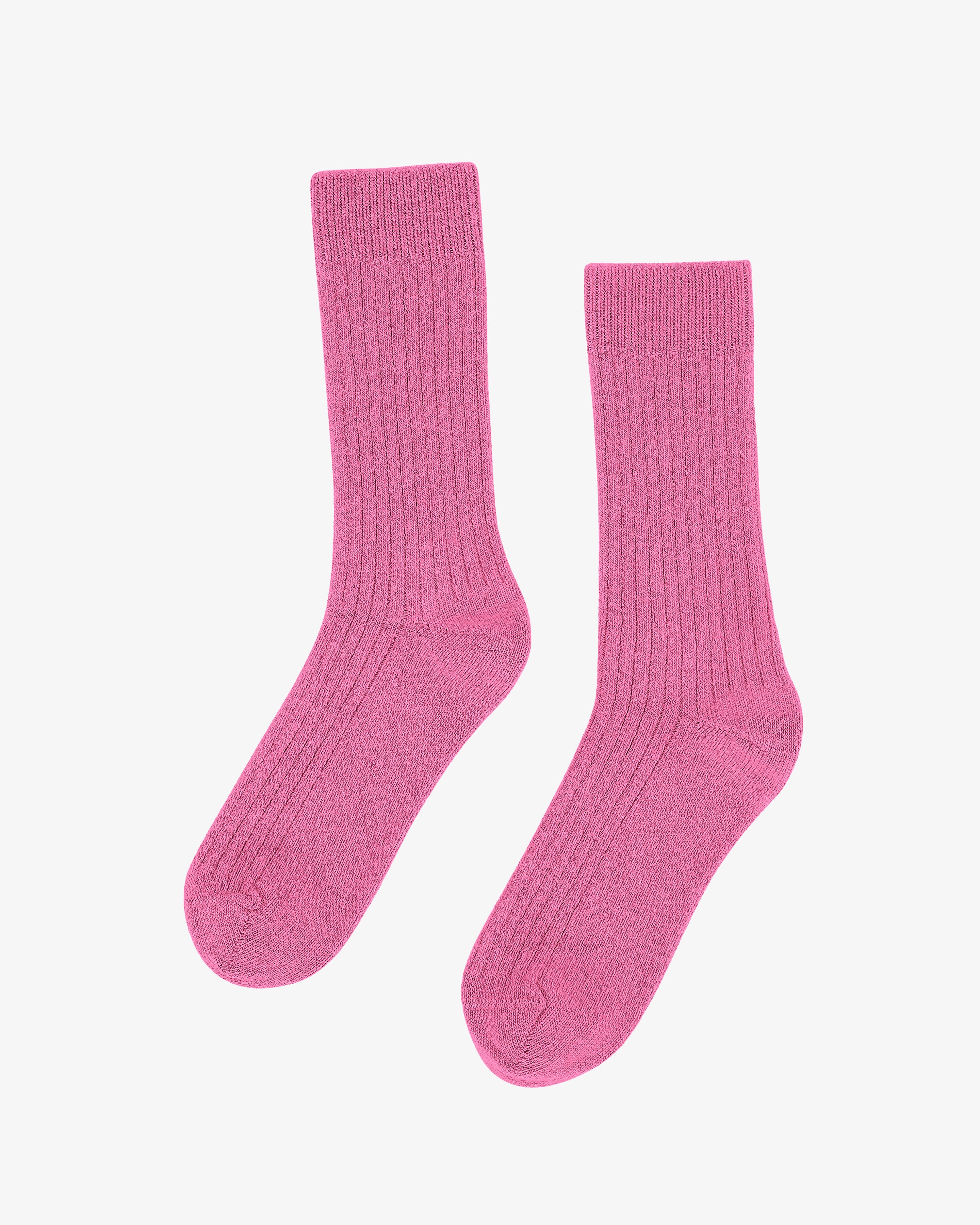 Merino Wool Blend Sock - Bubblegum Pink