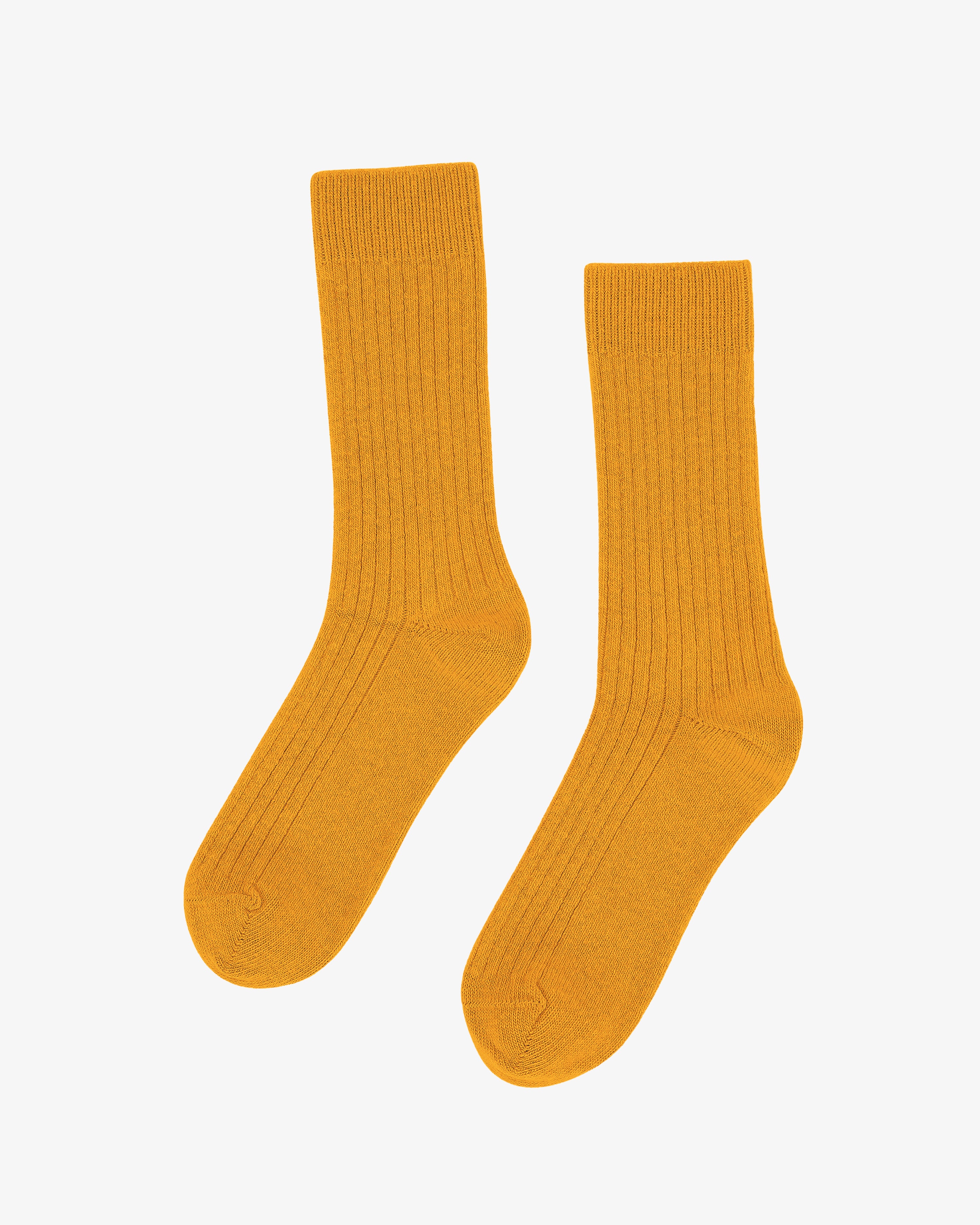 Merino Wool Blend Sock - Burned Yellow