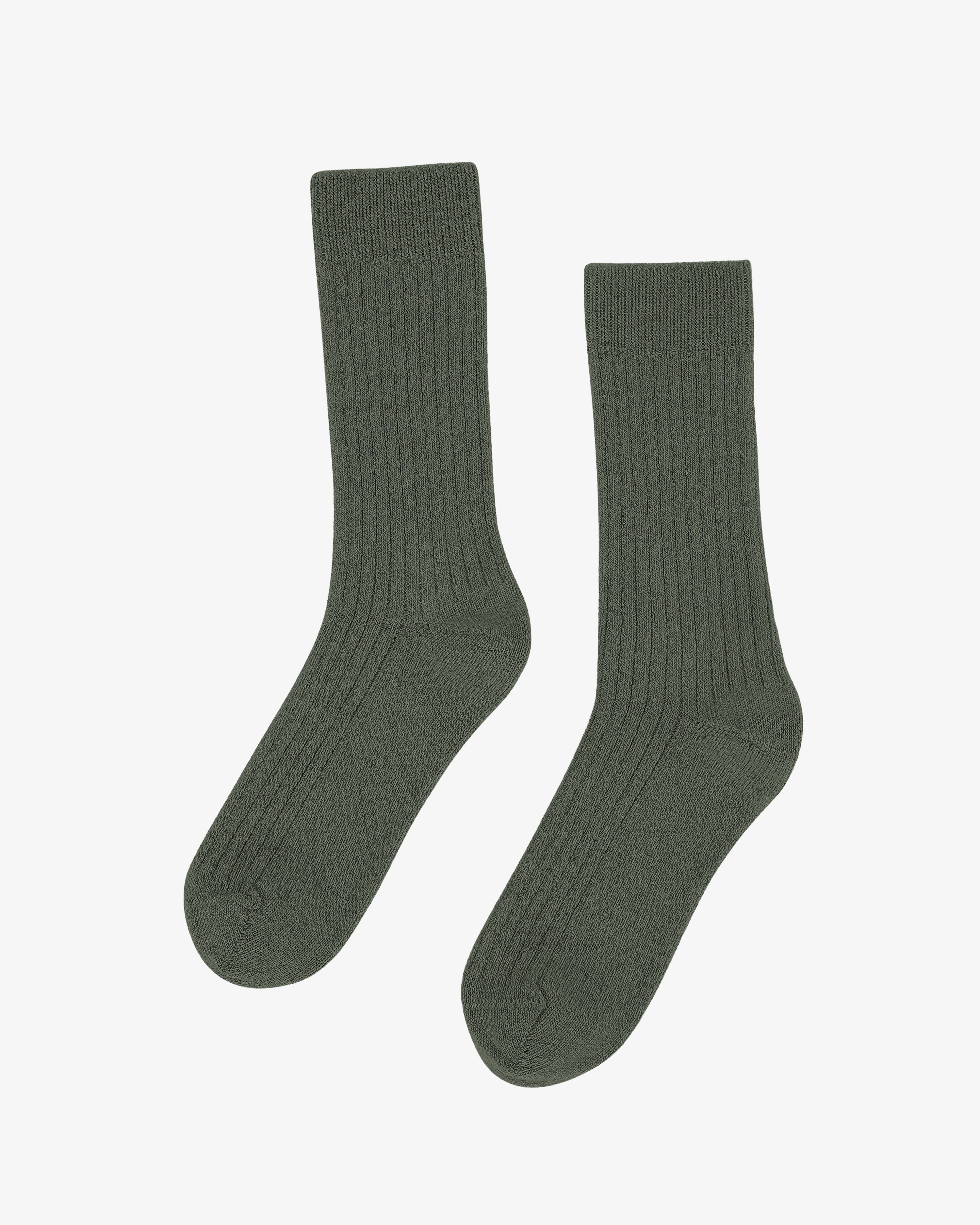 Merino Wool Blend Sock - Dusty Olive