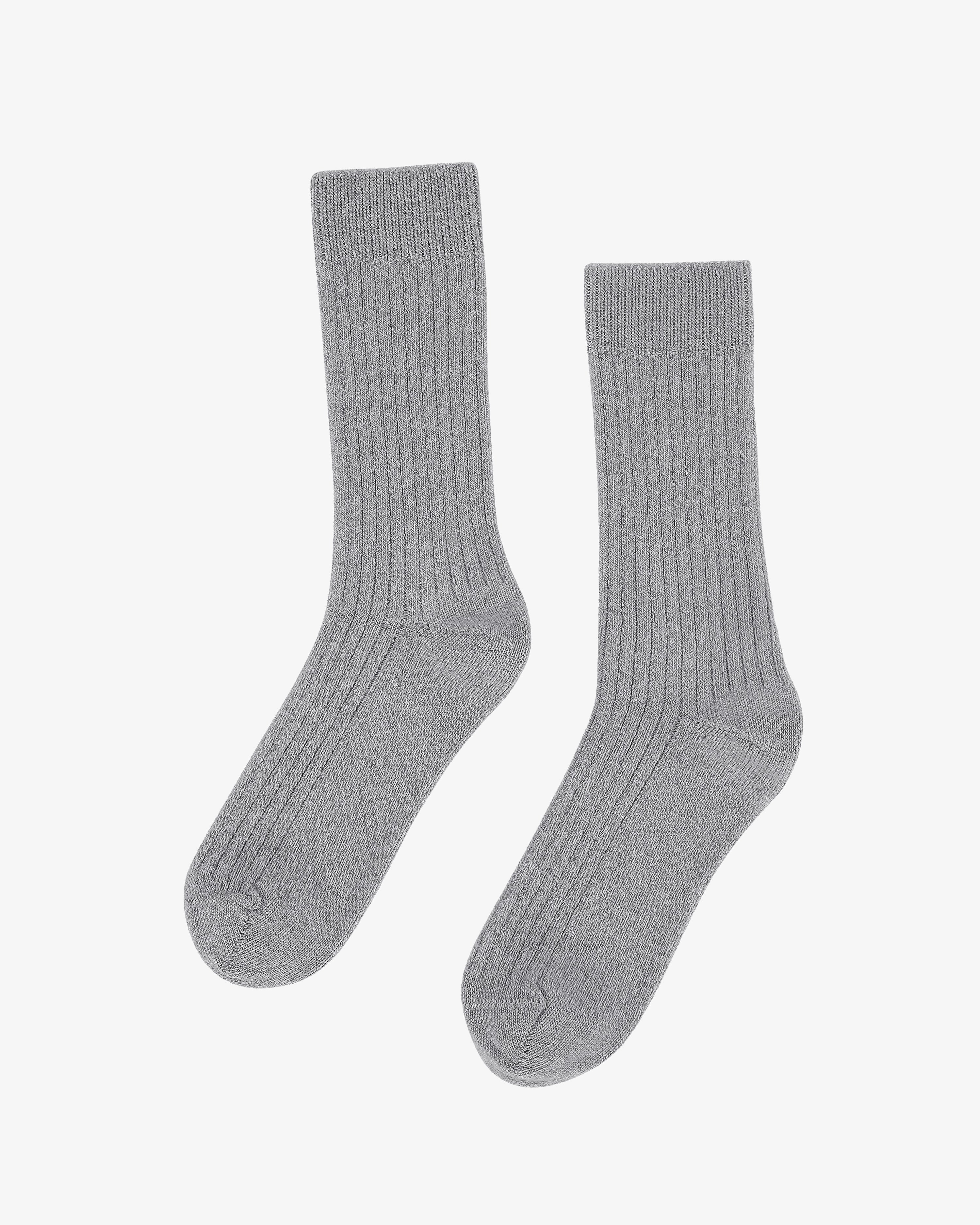 Merino Wool Blend Sock - Heather Grey