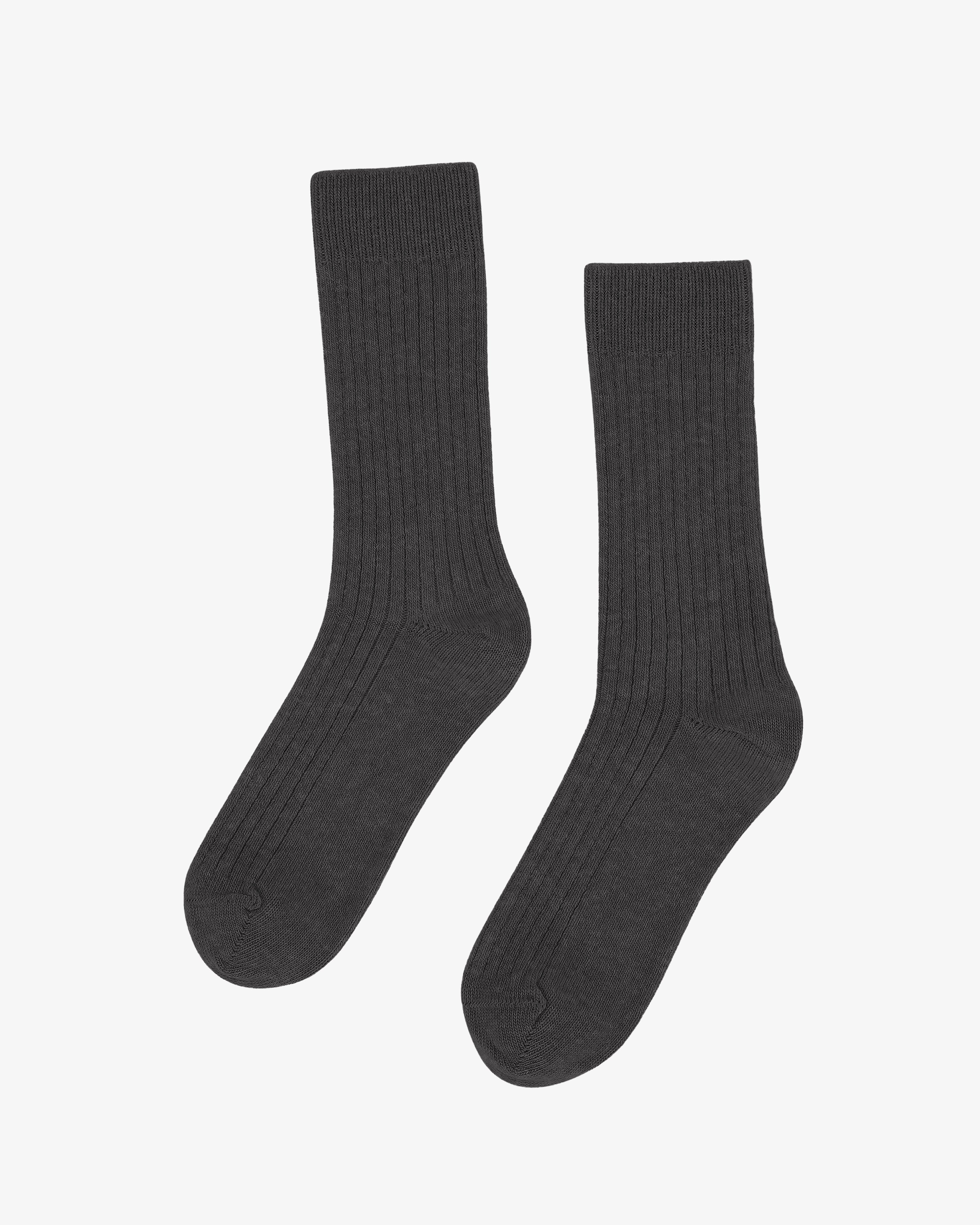 Merino Wool Blend Sock - Lava Grey