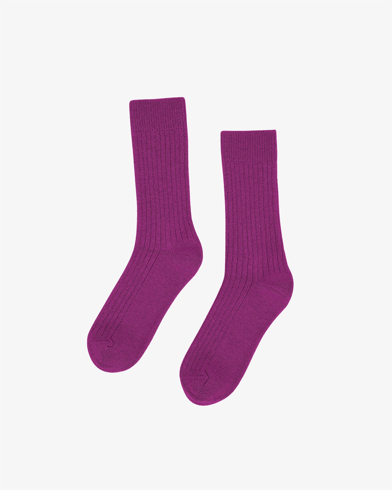 Merino Wool Blend Sock - Magenta Blaze