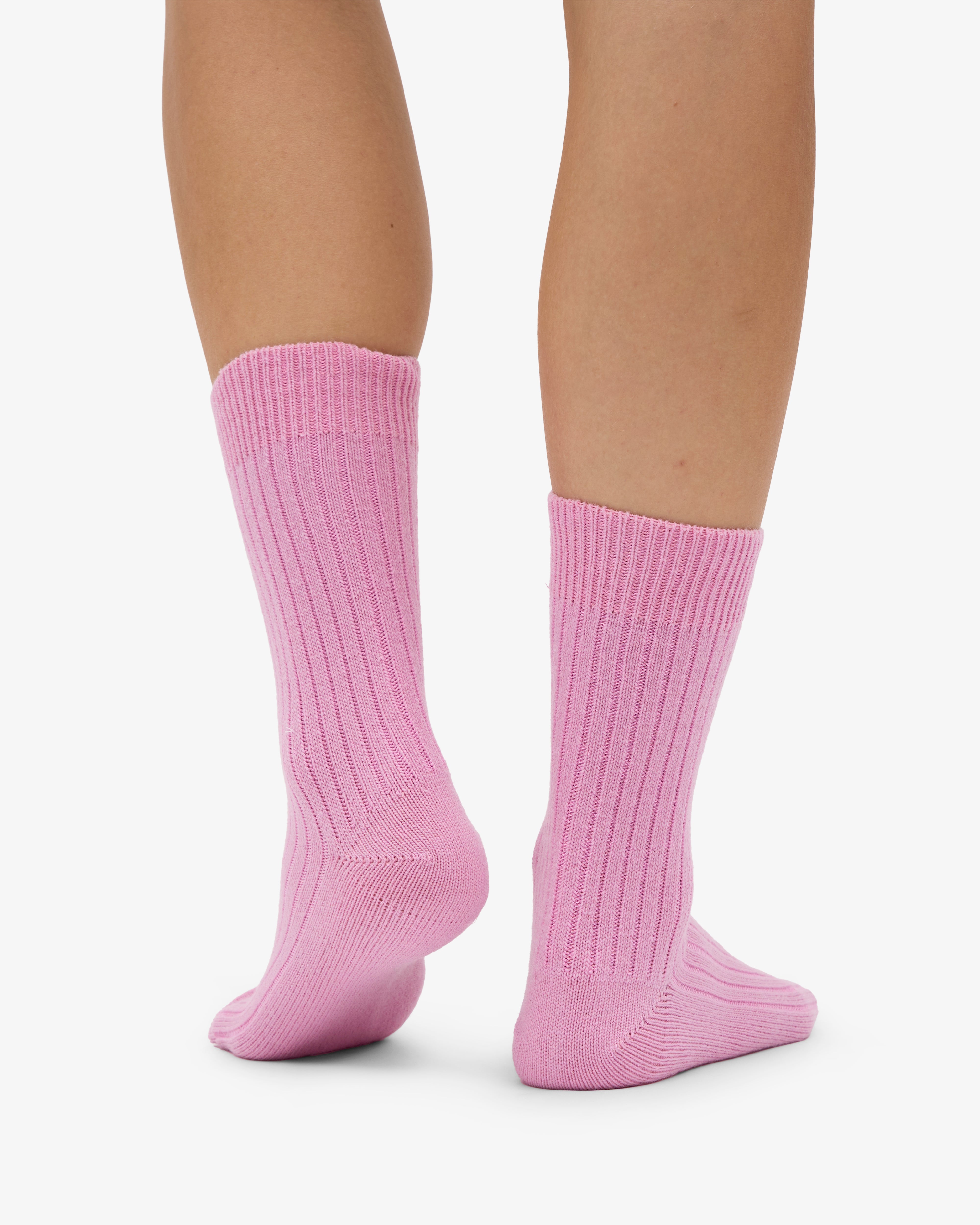 Merino Wool Blend Sock - Cherry Blossom