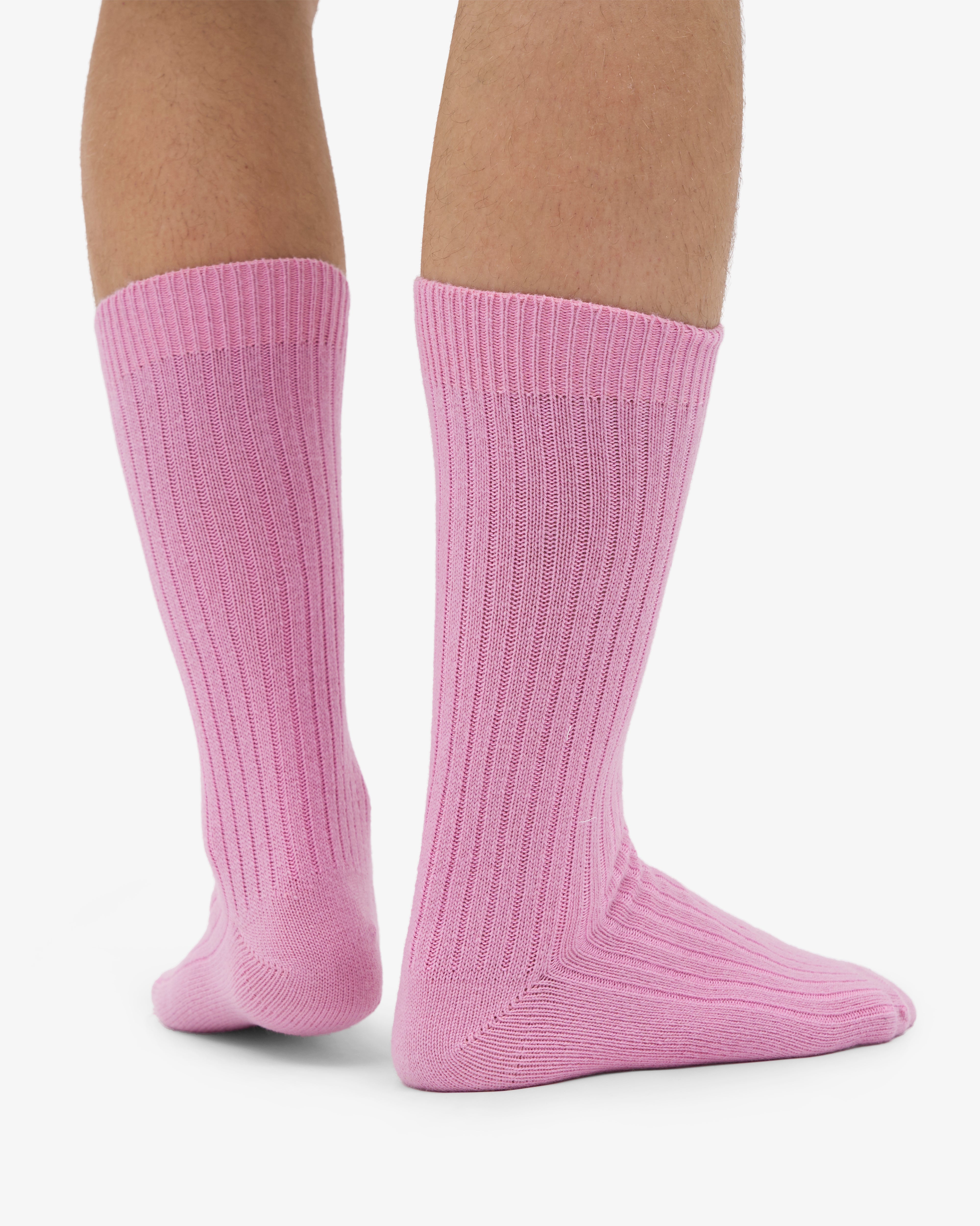 Merino Wool Blend Sock - Cherry Blossom