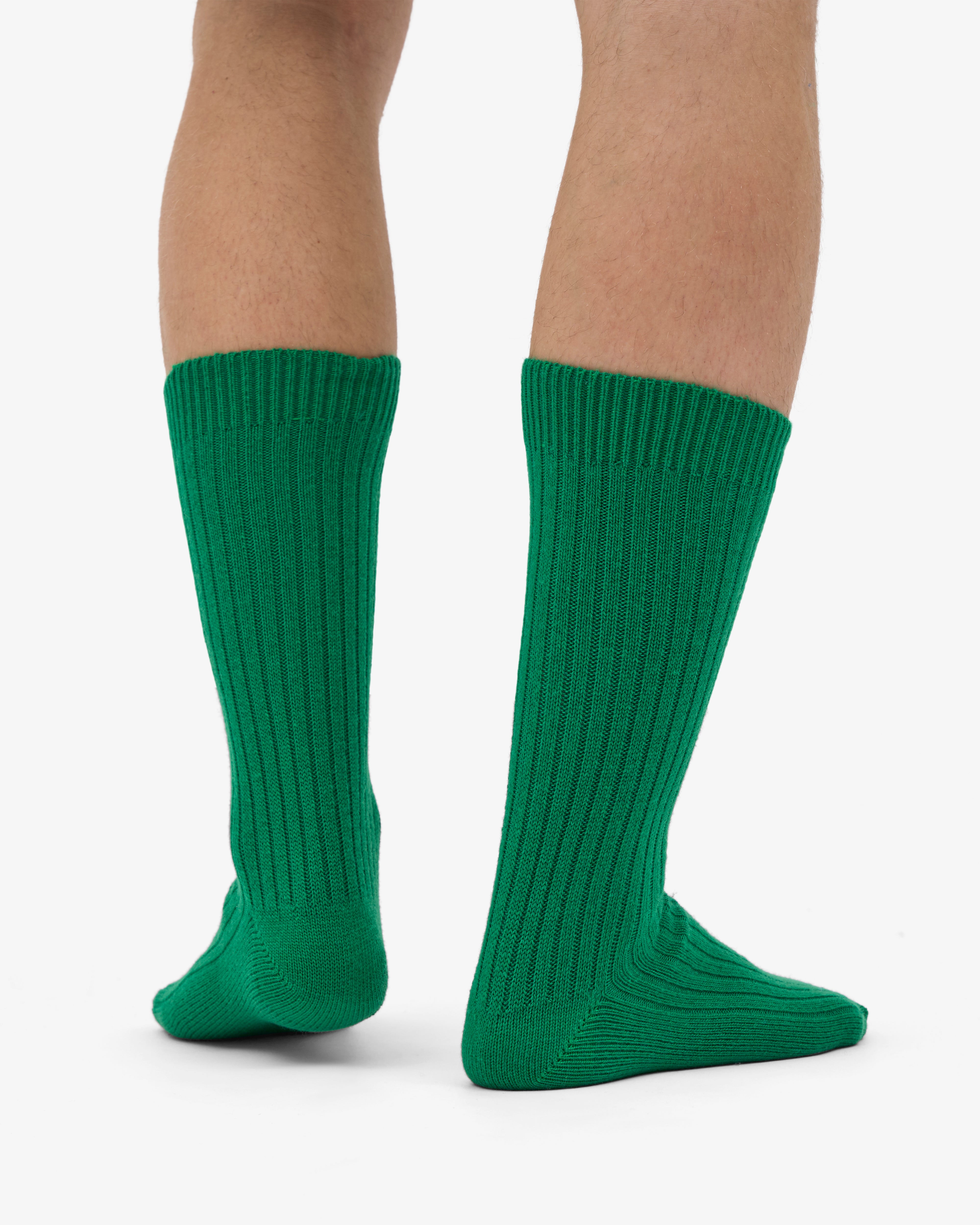 Merino Wool Blend Sock - Kelly Green