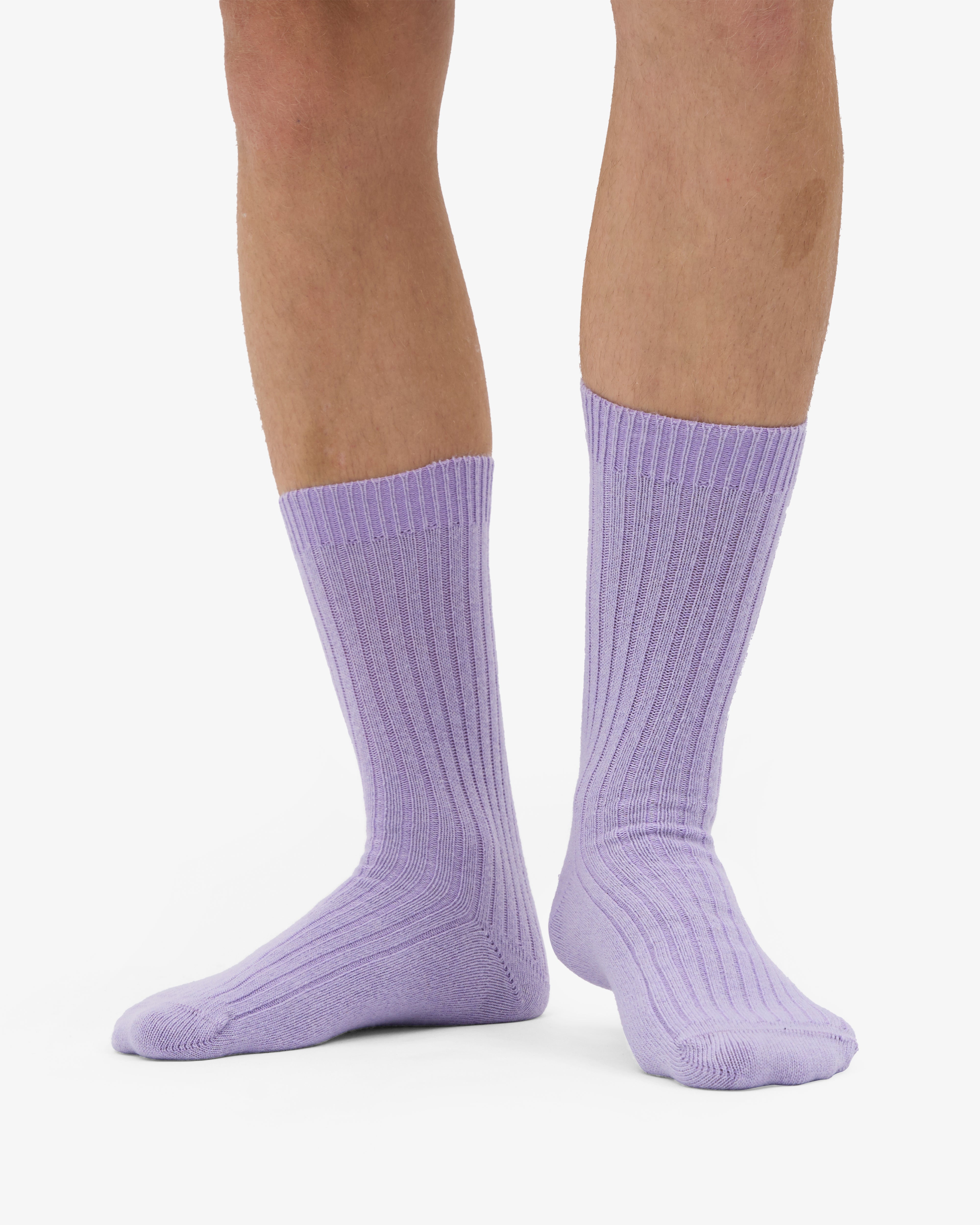 Merino Wool Blend Sock - Soft Lavender