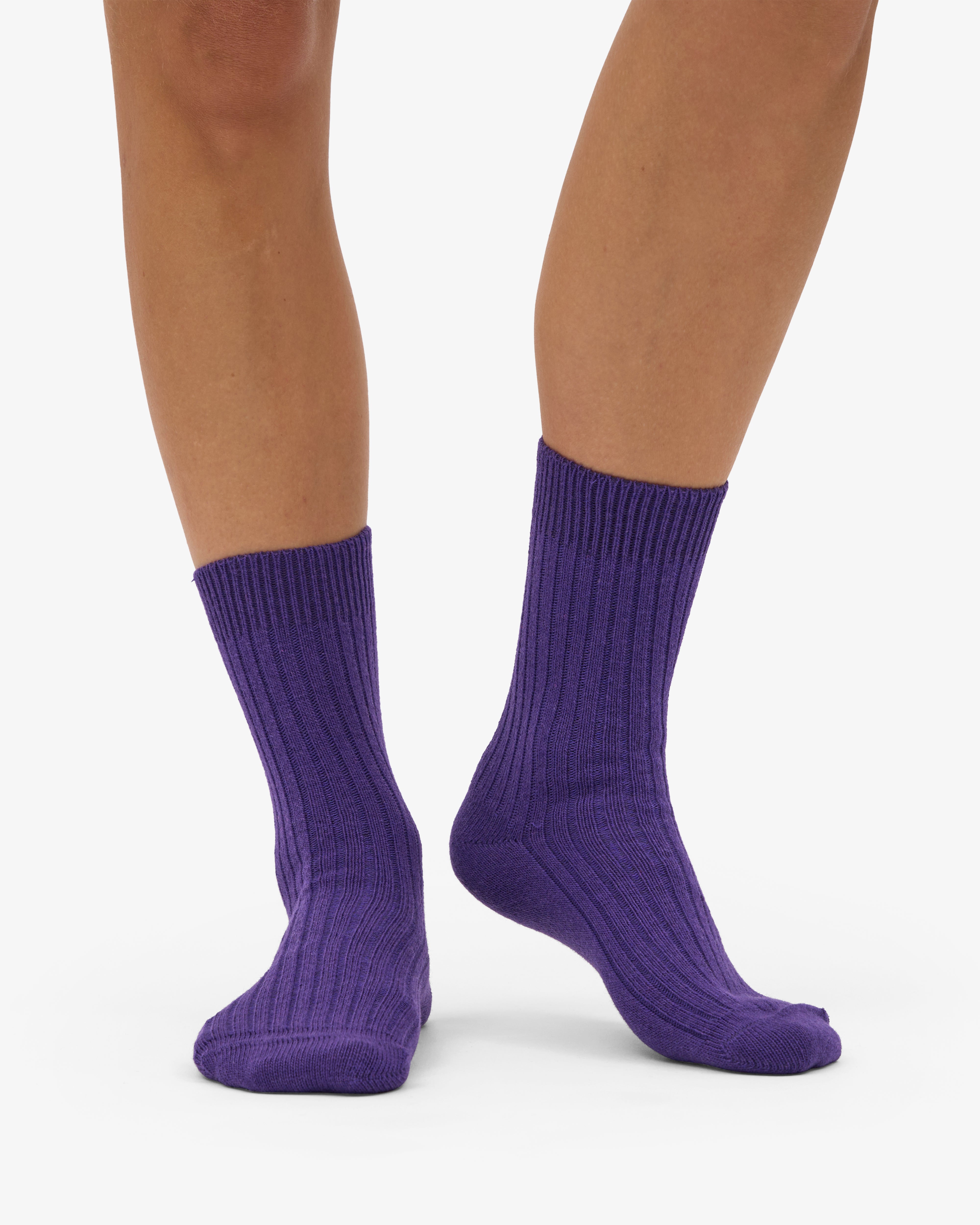 Merino Wool Blend Sock - Ultra Violet