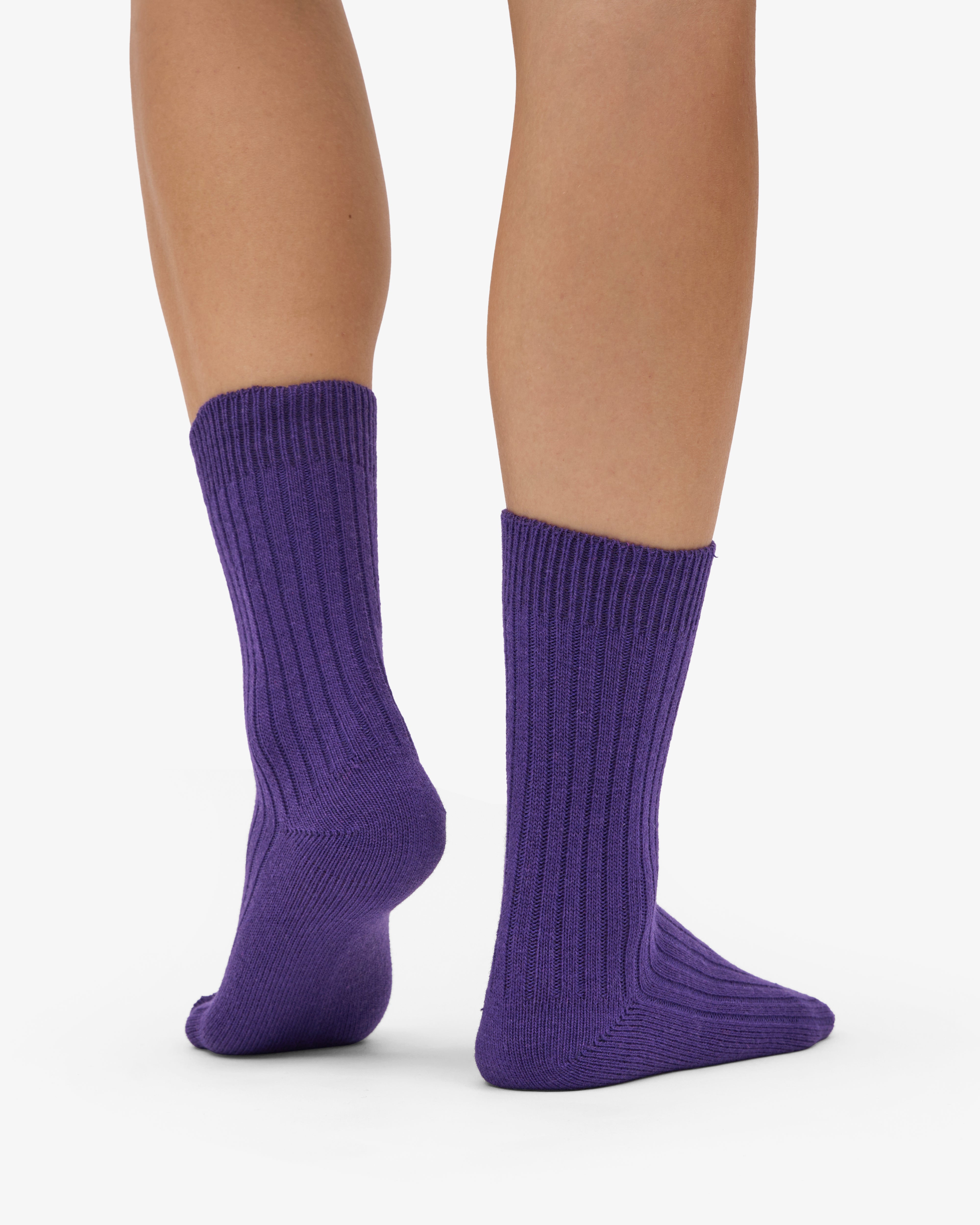 Merino Wool Blend Sock - Ultra Violet