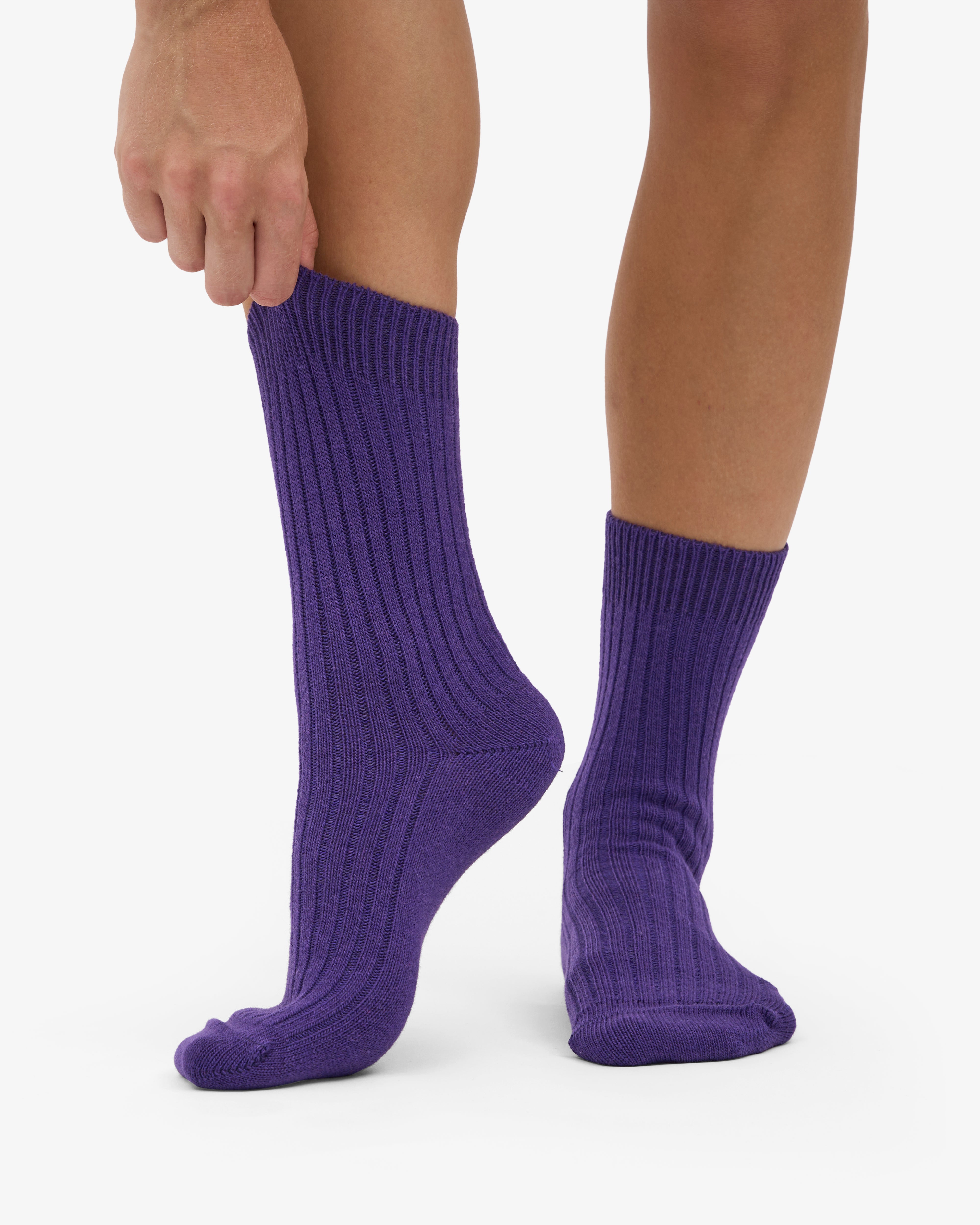 Merino Wool Blend Sock - Ultra Violet