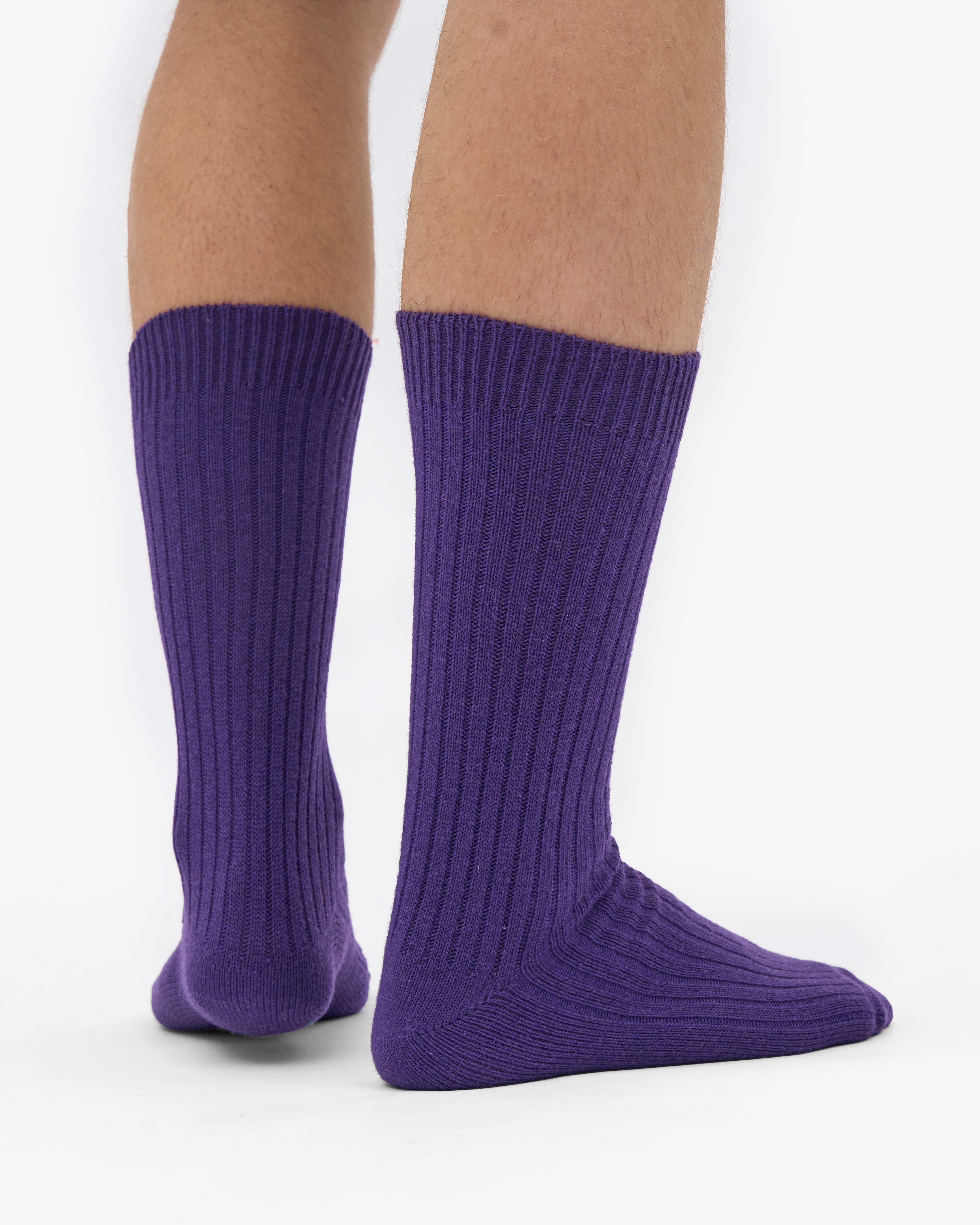 Merino Wool Blend Sock - Ultra Violet