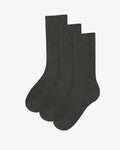 Organic Active Sock - Lava Grey (3-Pack)