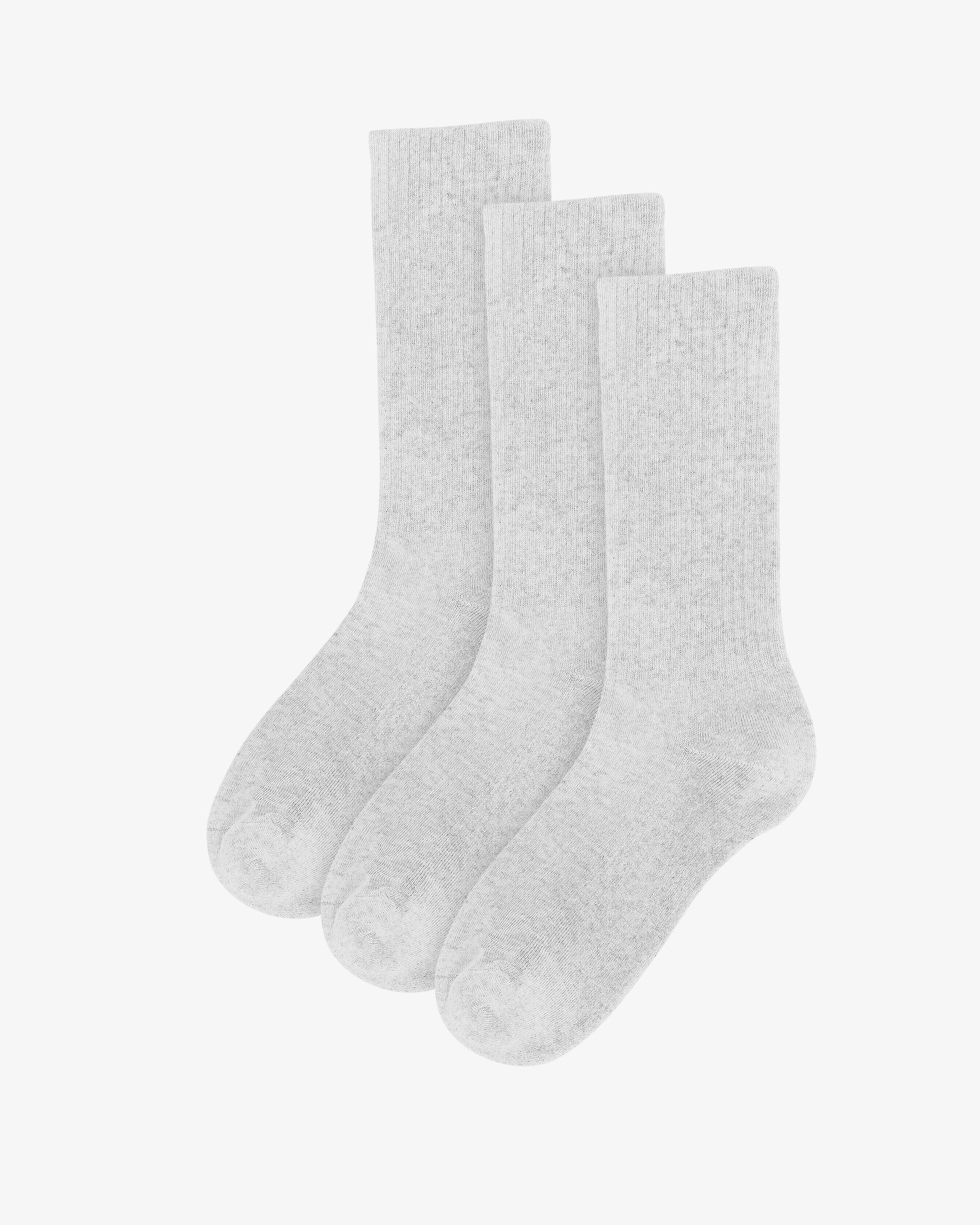 Organic Active Sock - Optical White (3-Pack)