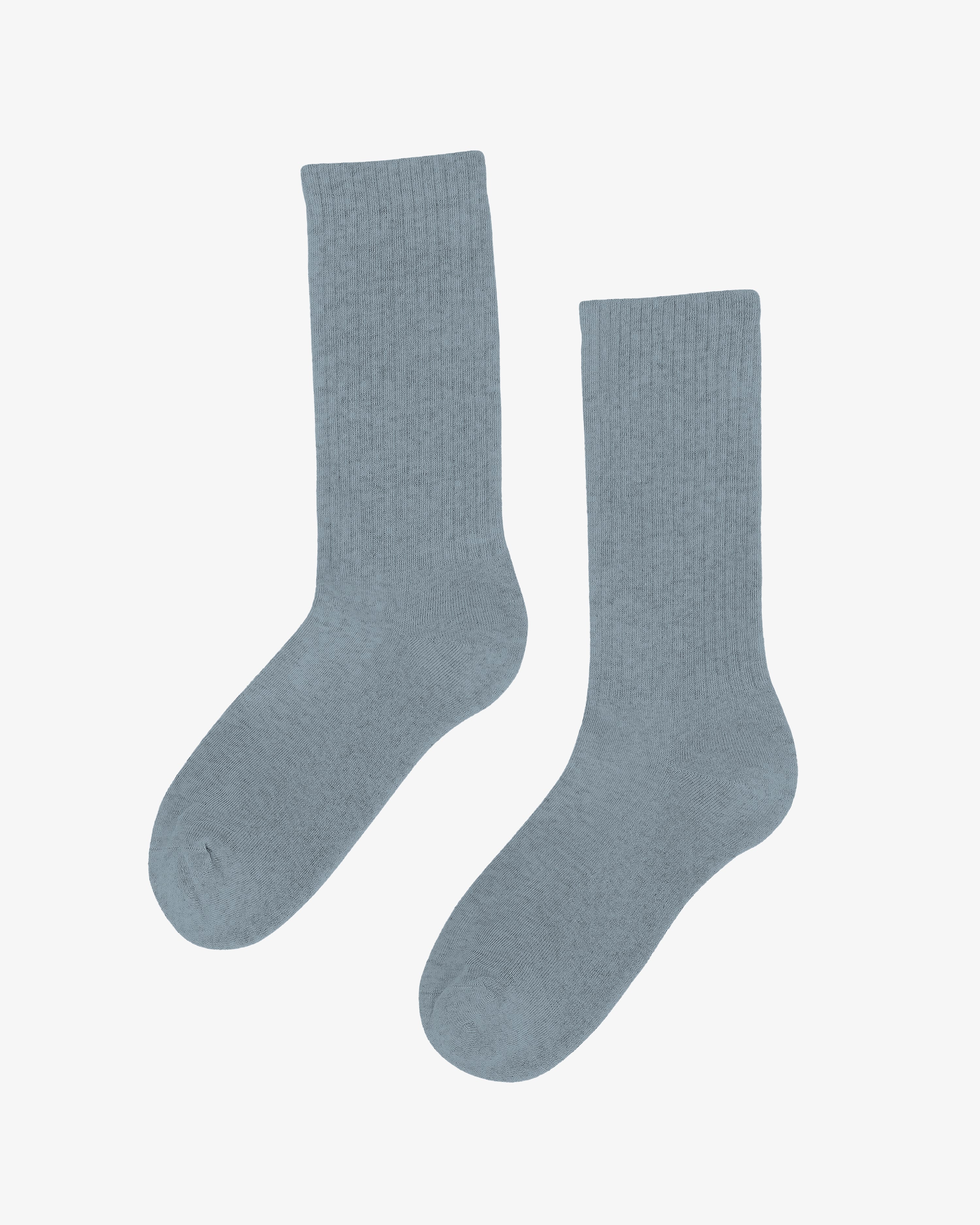 Organic Active Sock - Steel Blue