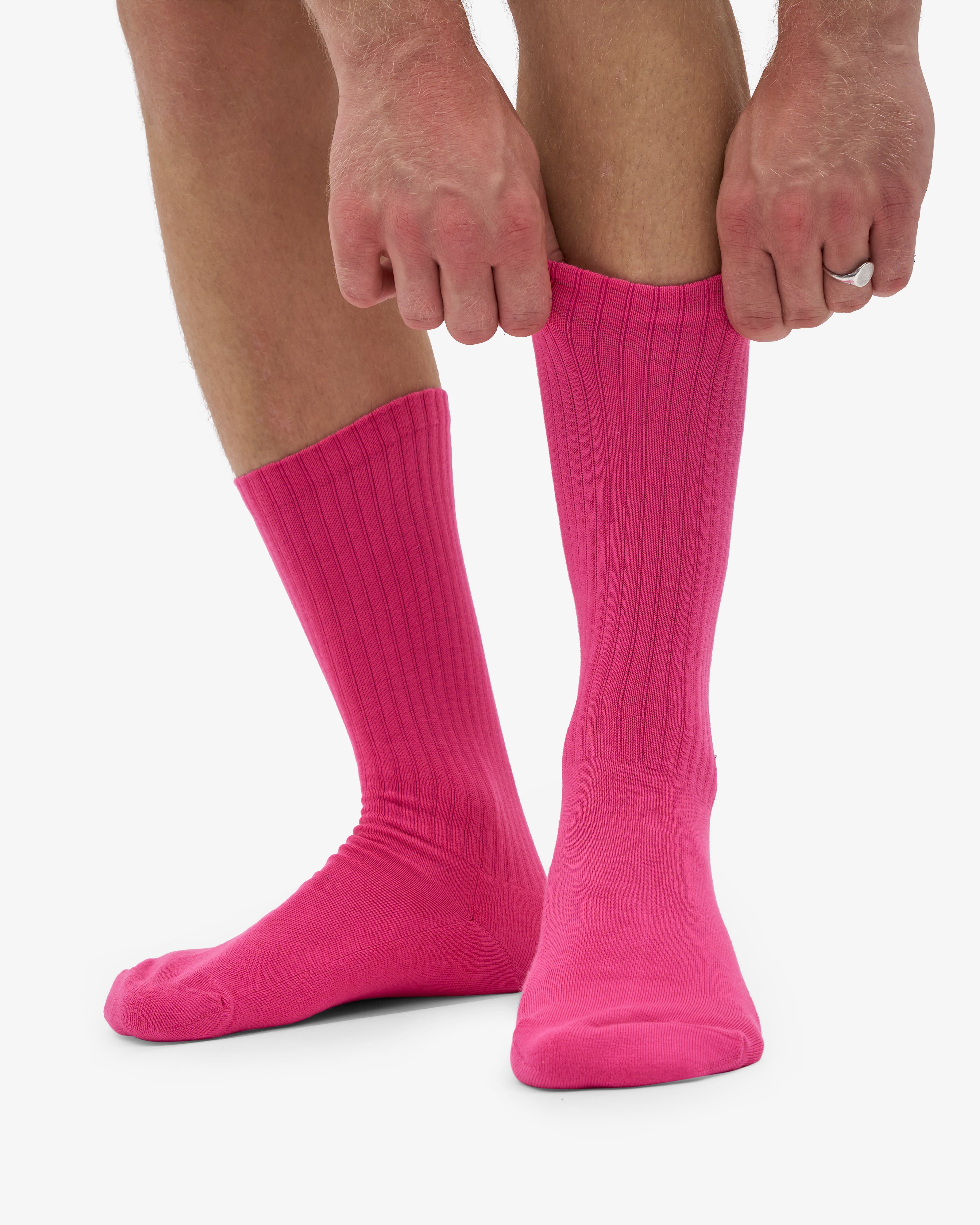 Organic Active Sock - Bubblegum Pink