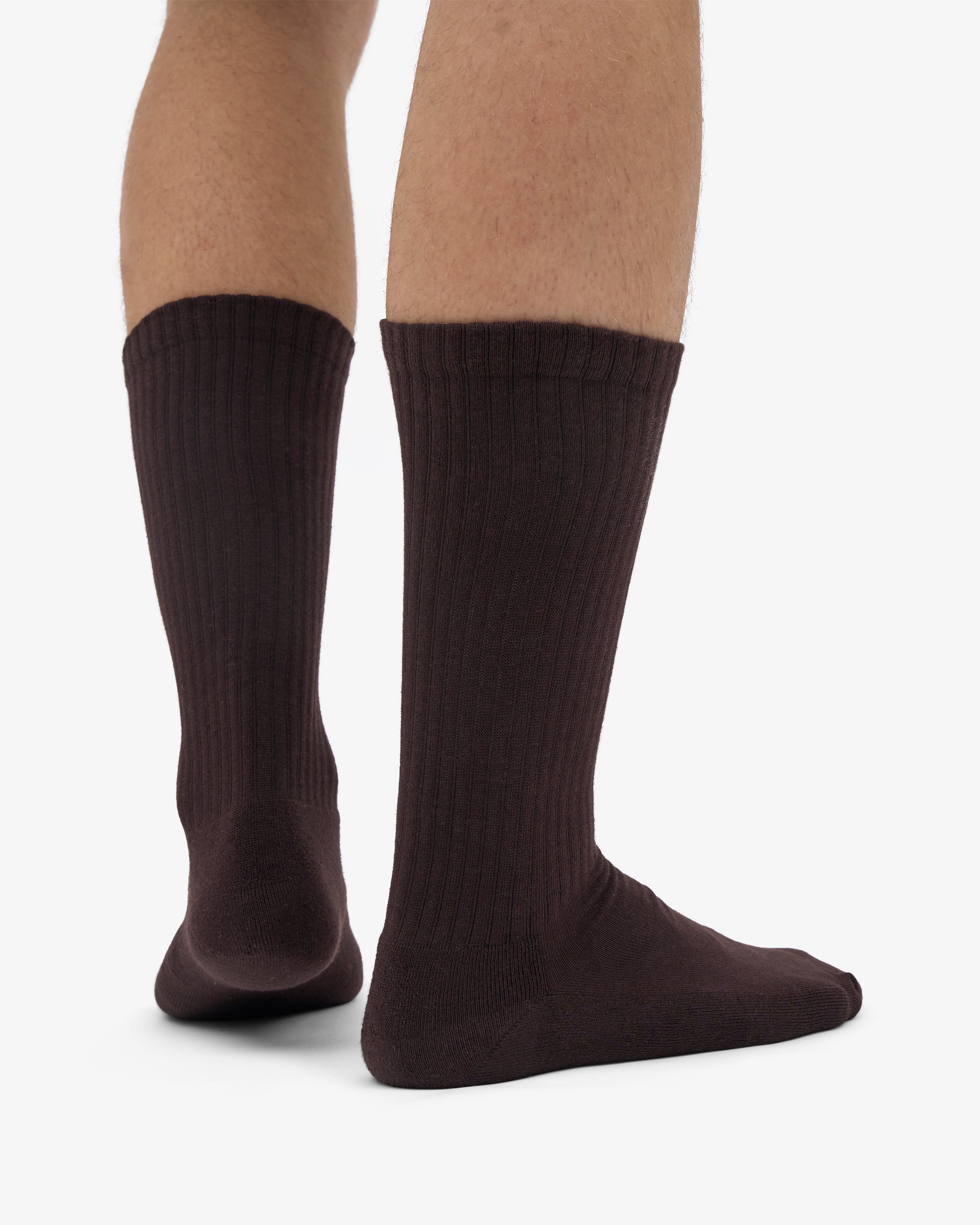 Organic Active Sock - Coffee Brown
