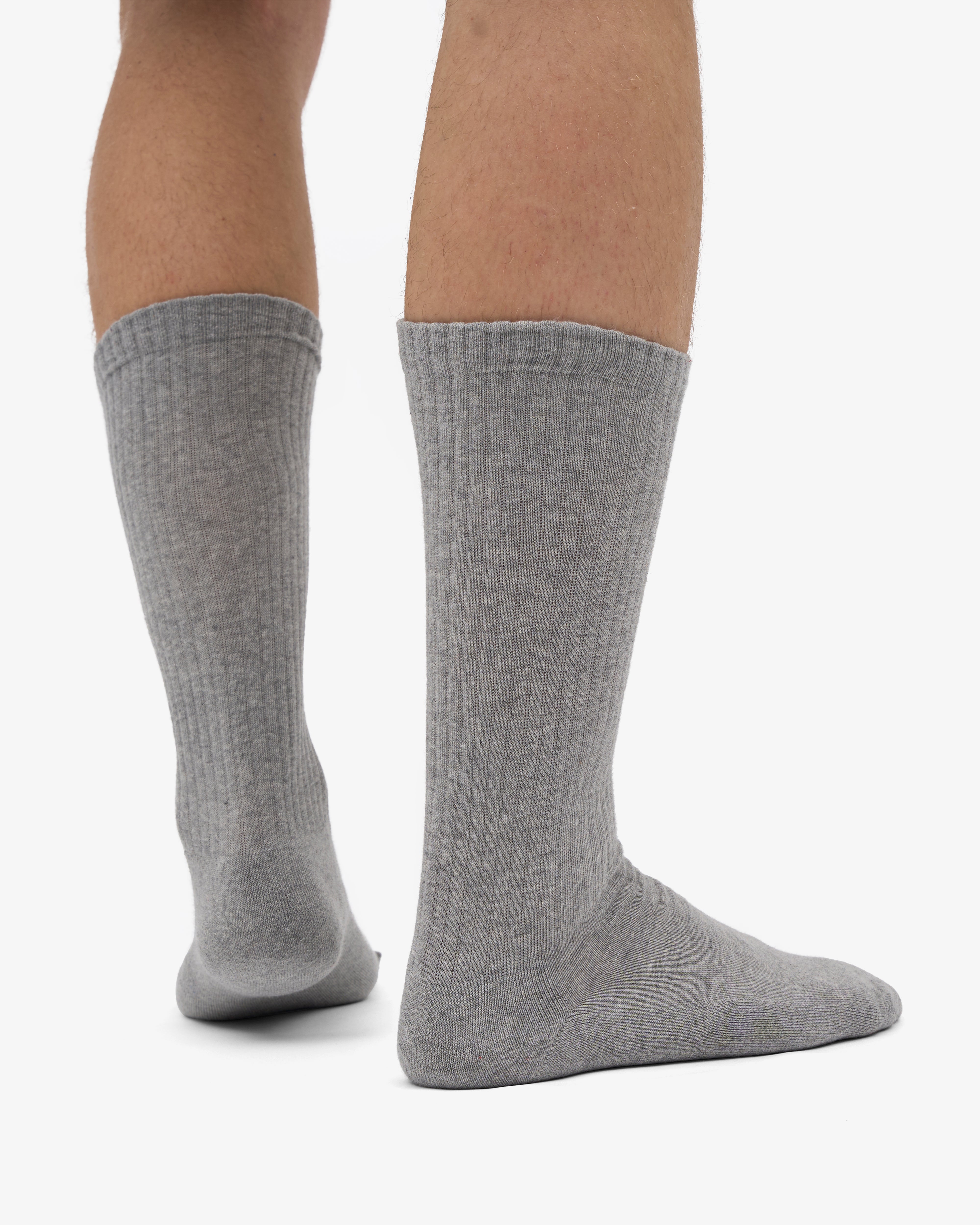 Organic Active Sock - Heather Grey