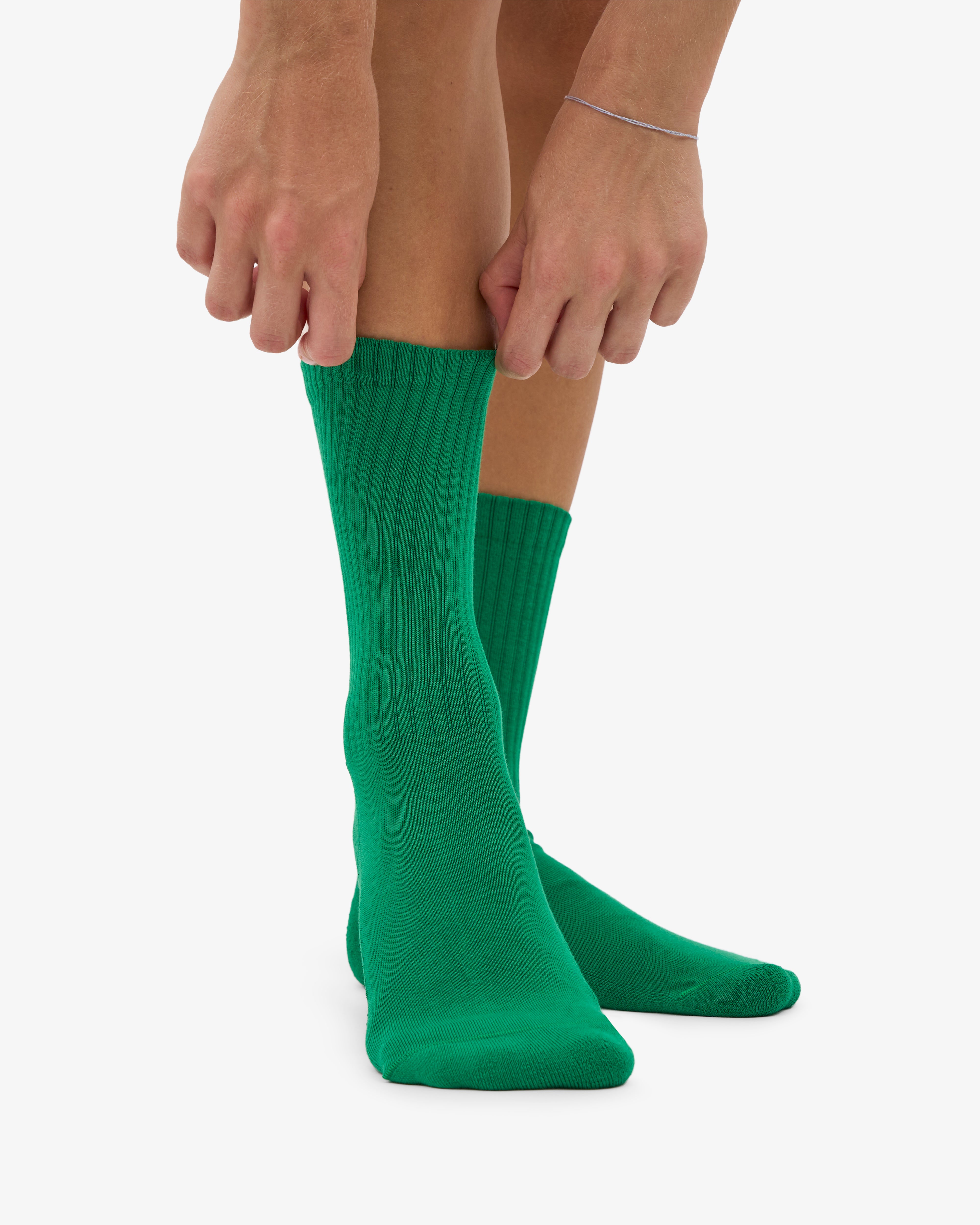 Organic Active Sock - Kelly Green