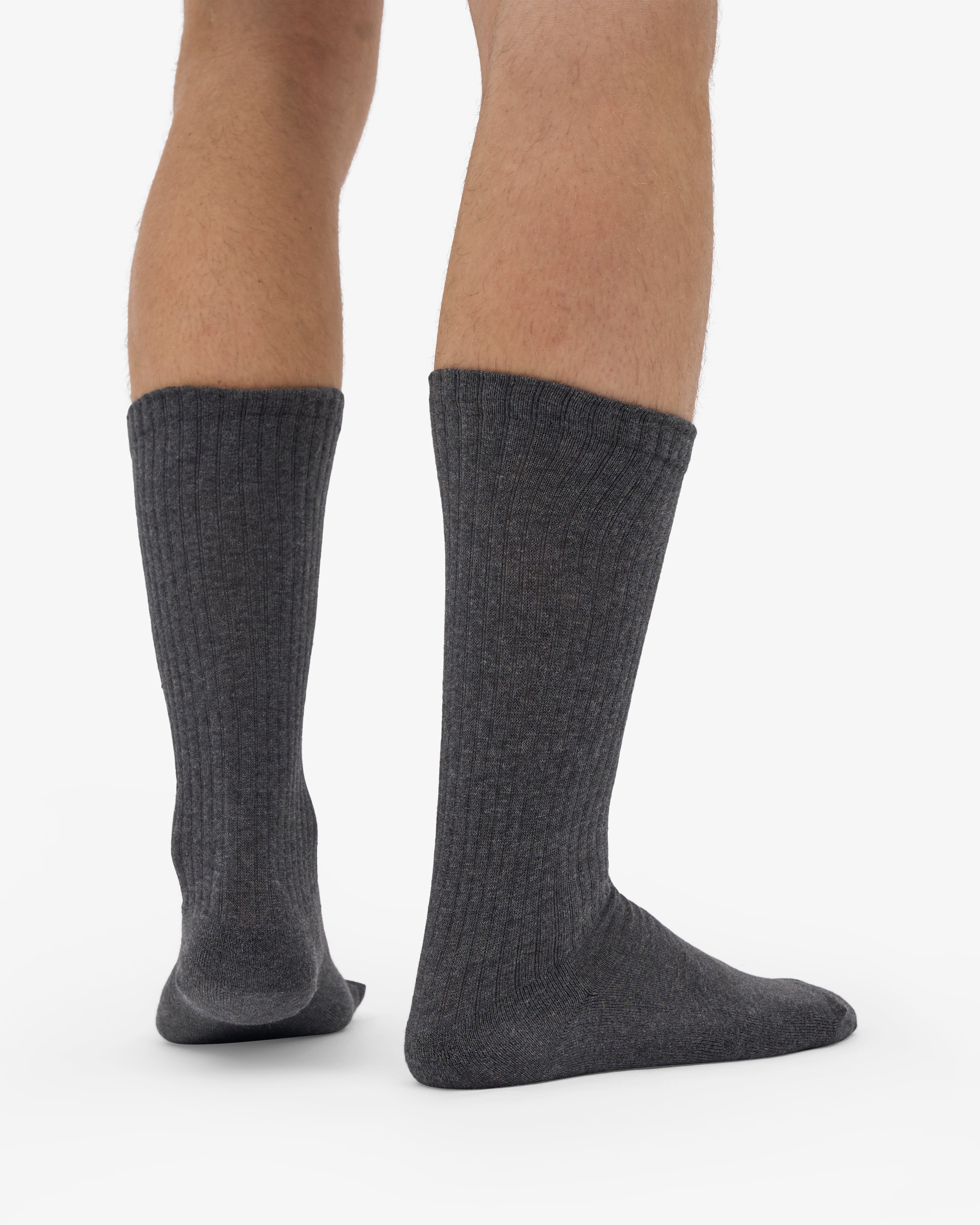Organic Active Sock - Lava Grey