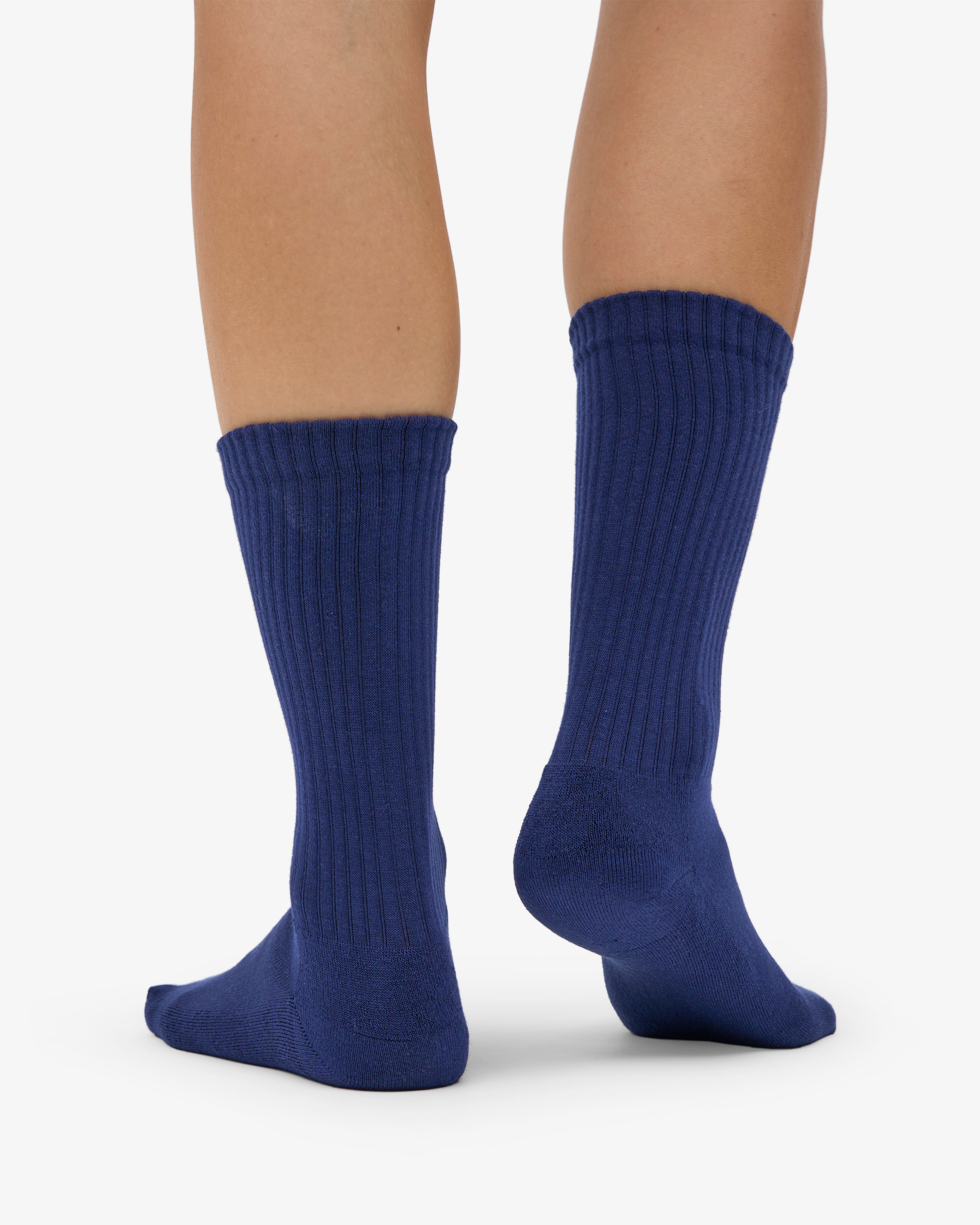 Organic Active Sock - Marine Blue