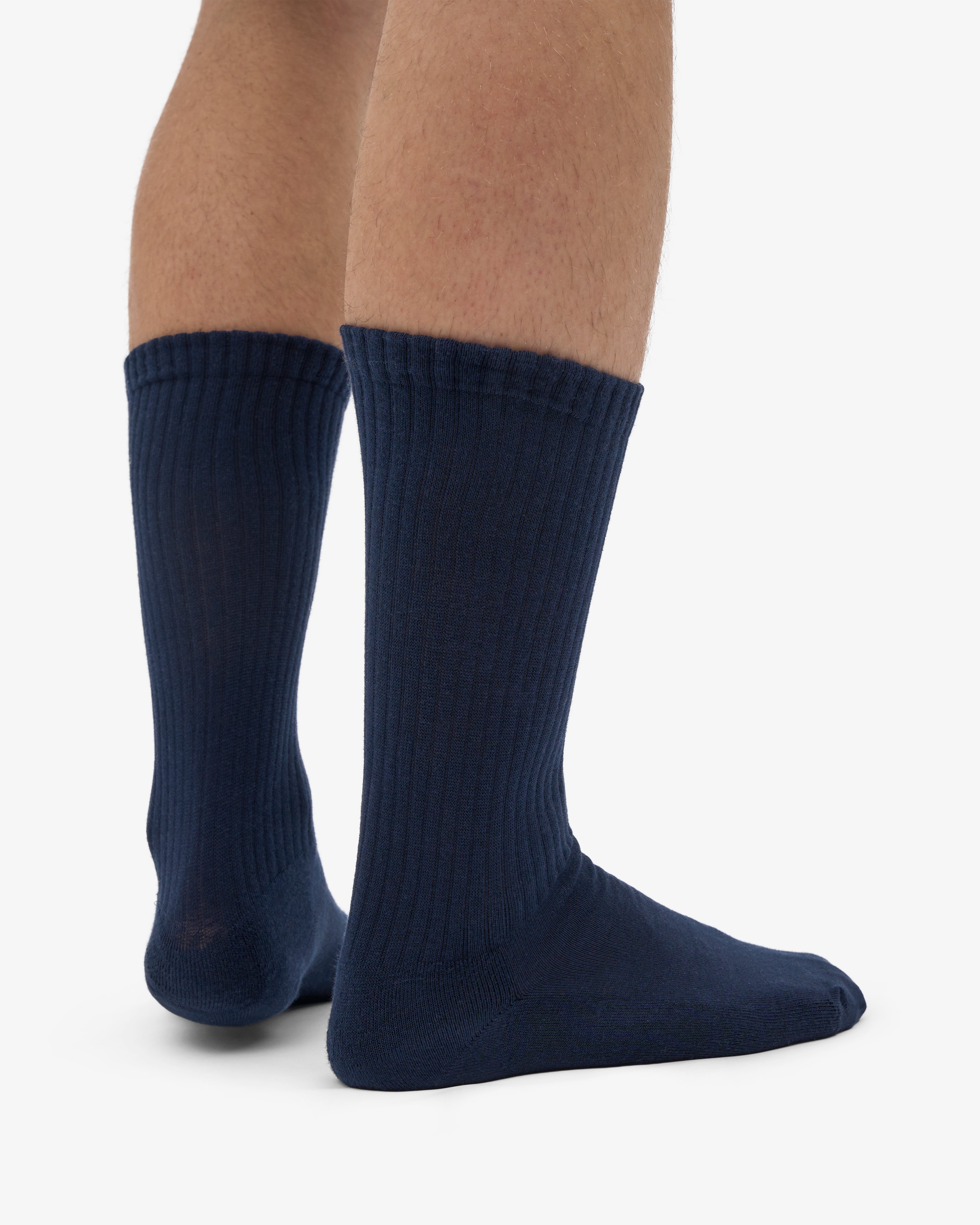 Organic Active Sock - Navy Blue