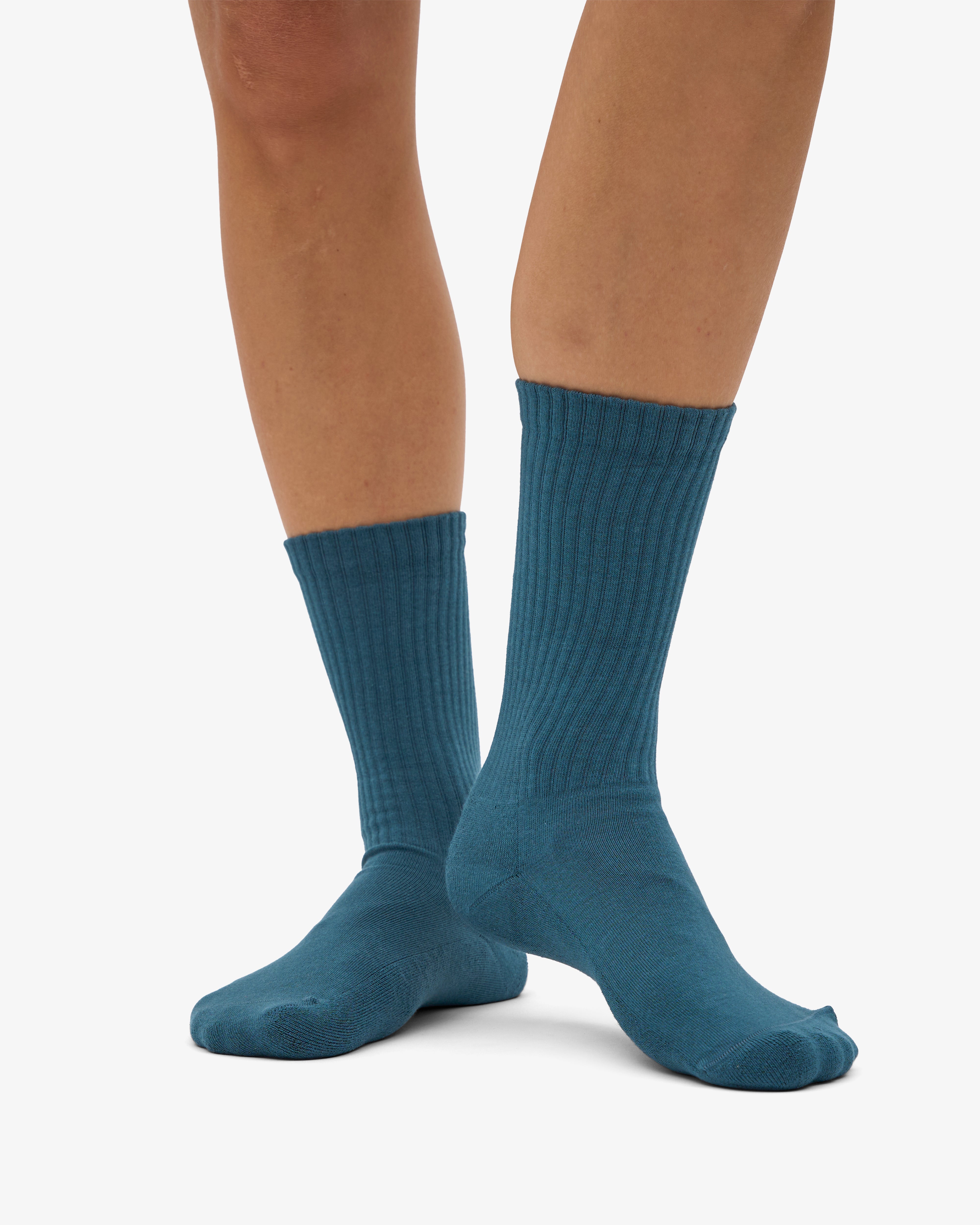 Organic Active Sock - Ocean Green
