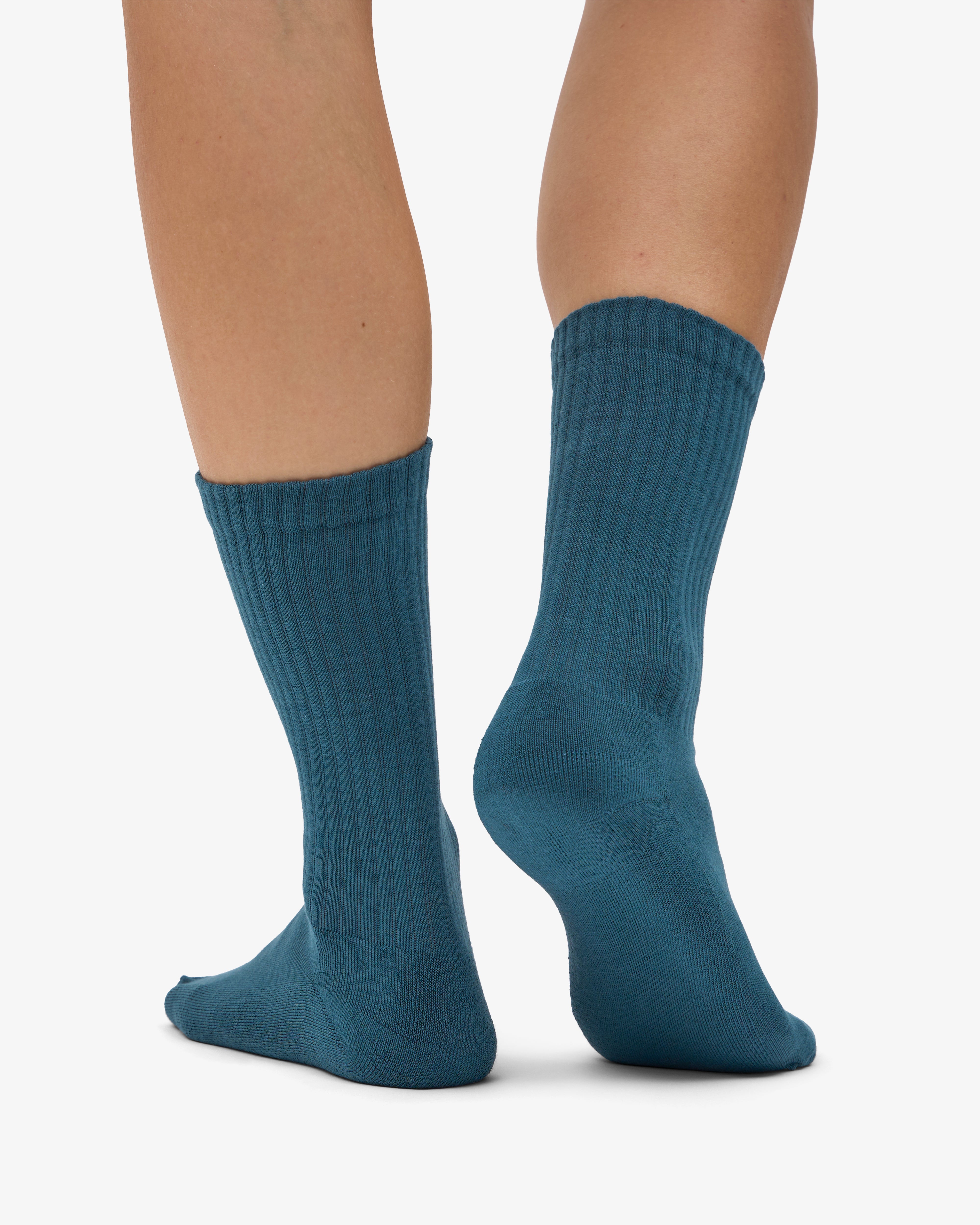 Organic Active Sock - Ocean Green