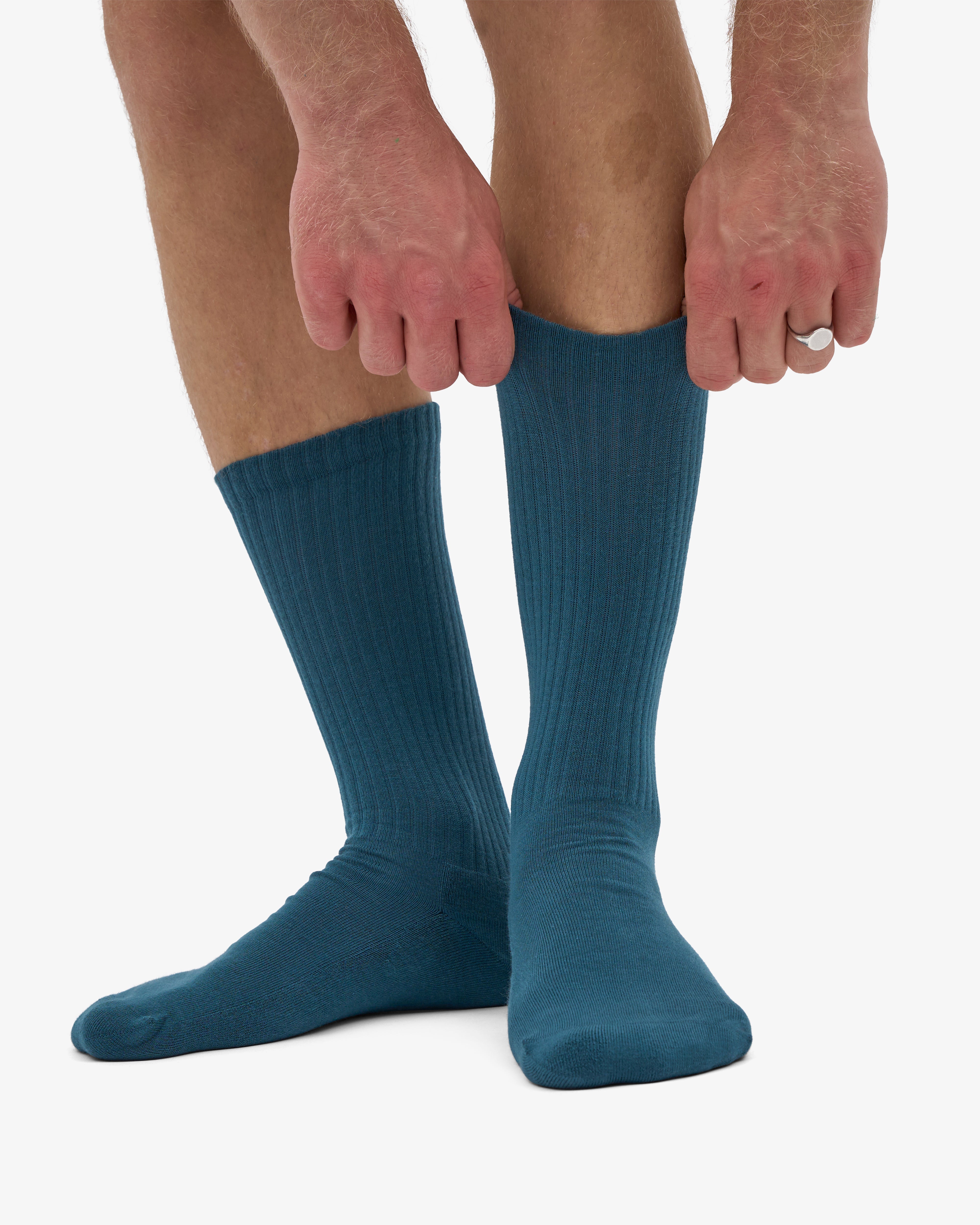Organic Active Sock - Ocean Green