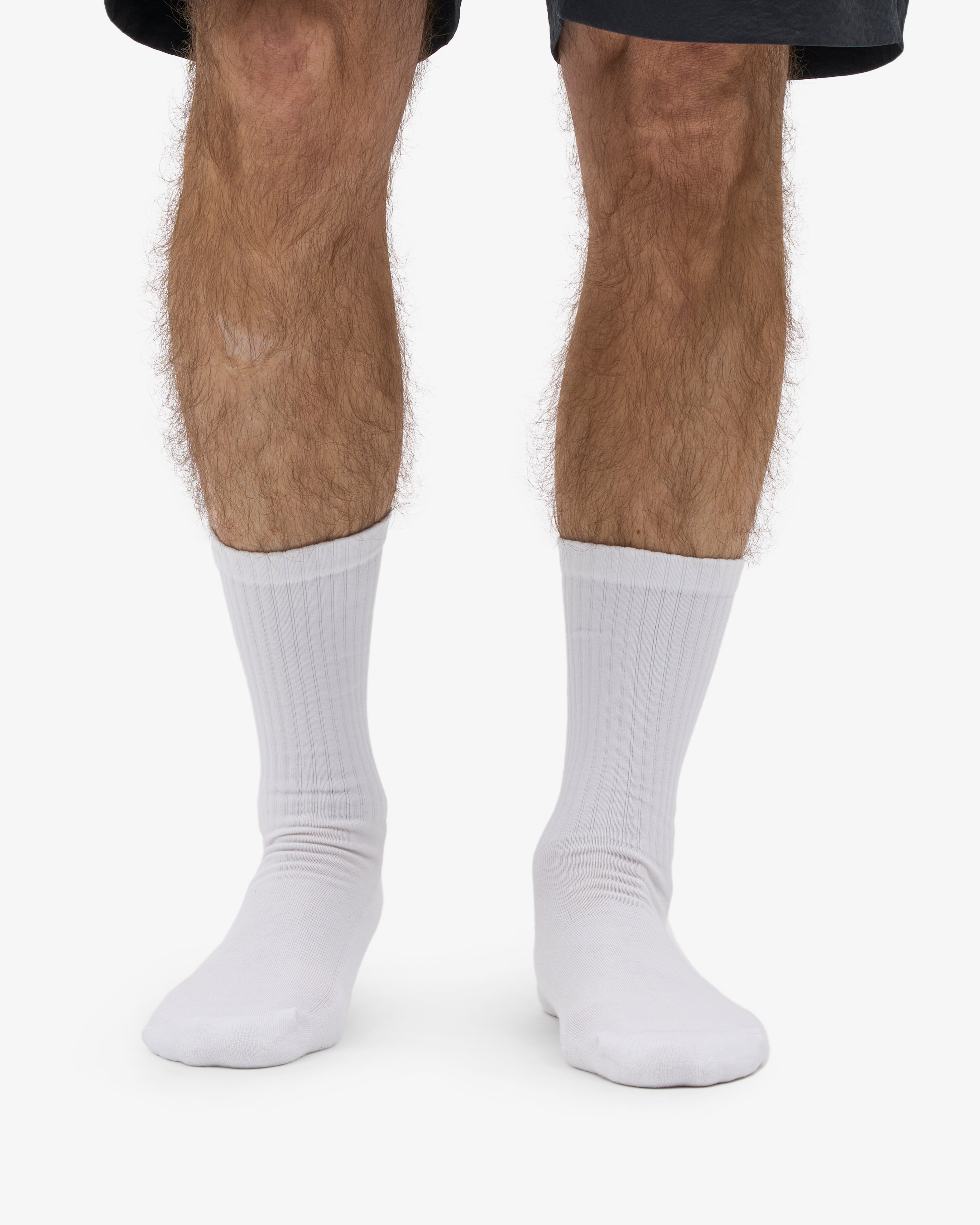 Organic Active Sock - Optical White