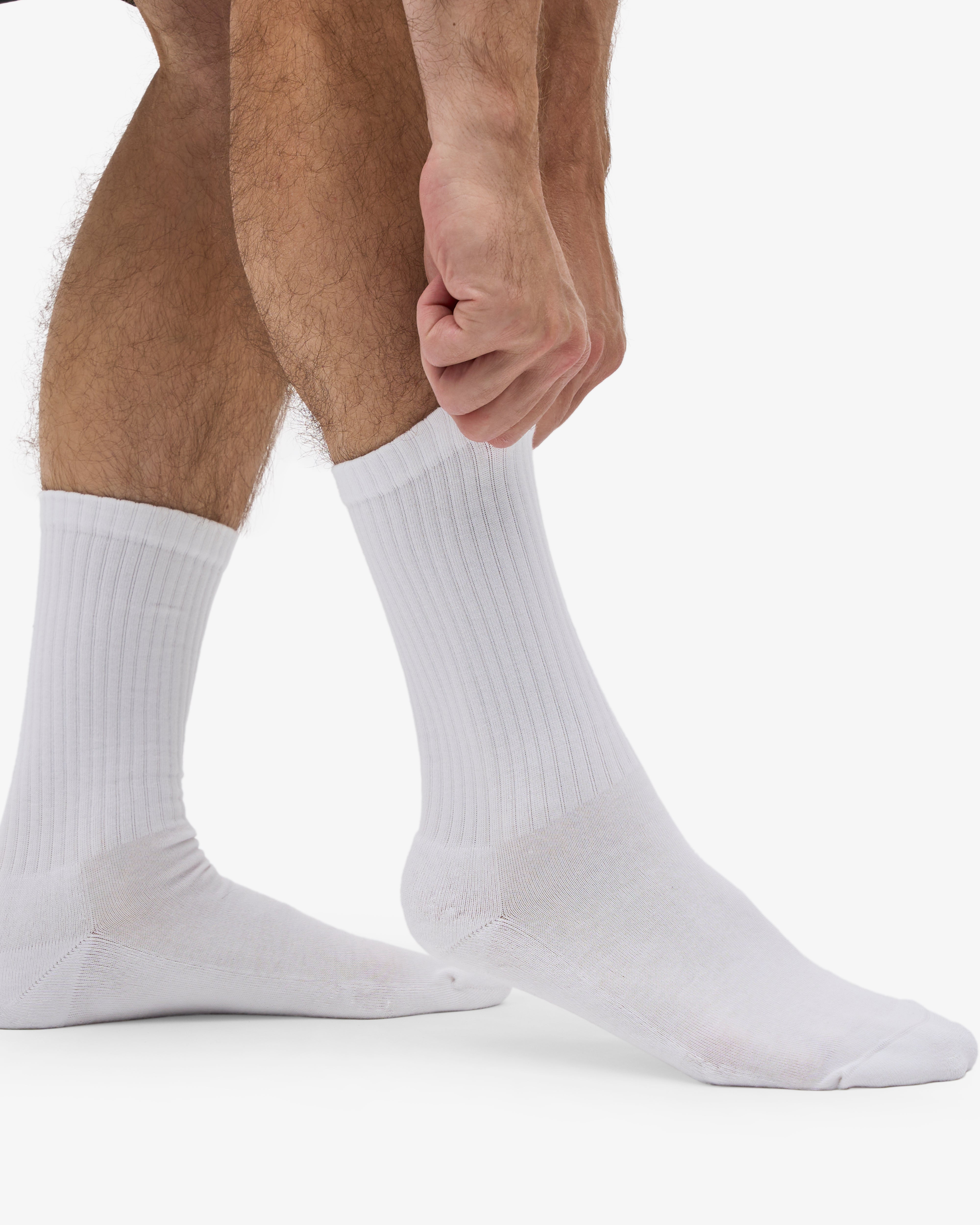 Organic Active Sock - Optical White