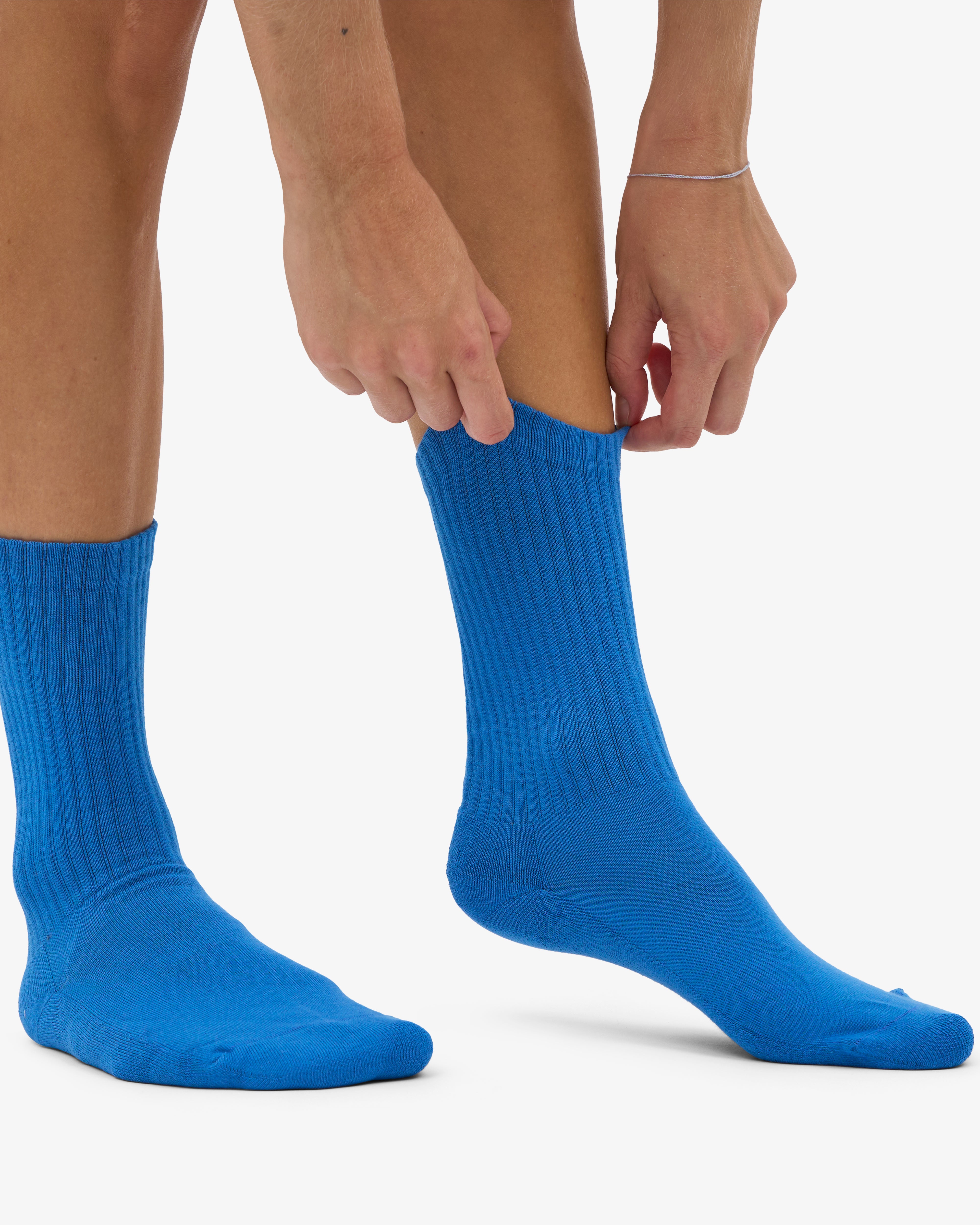 Organic Active Sock - Pacific Blue