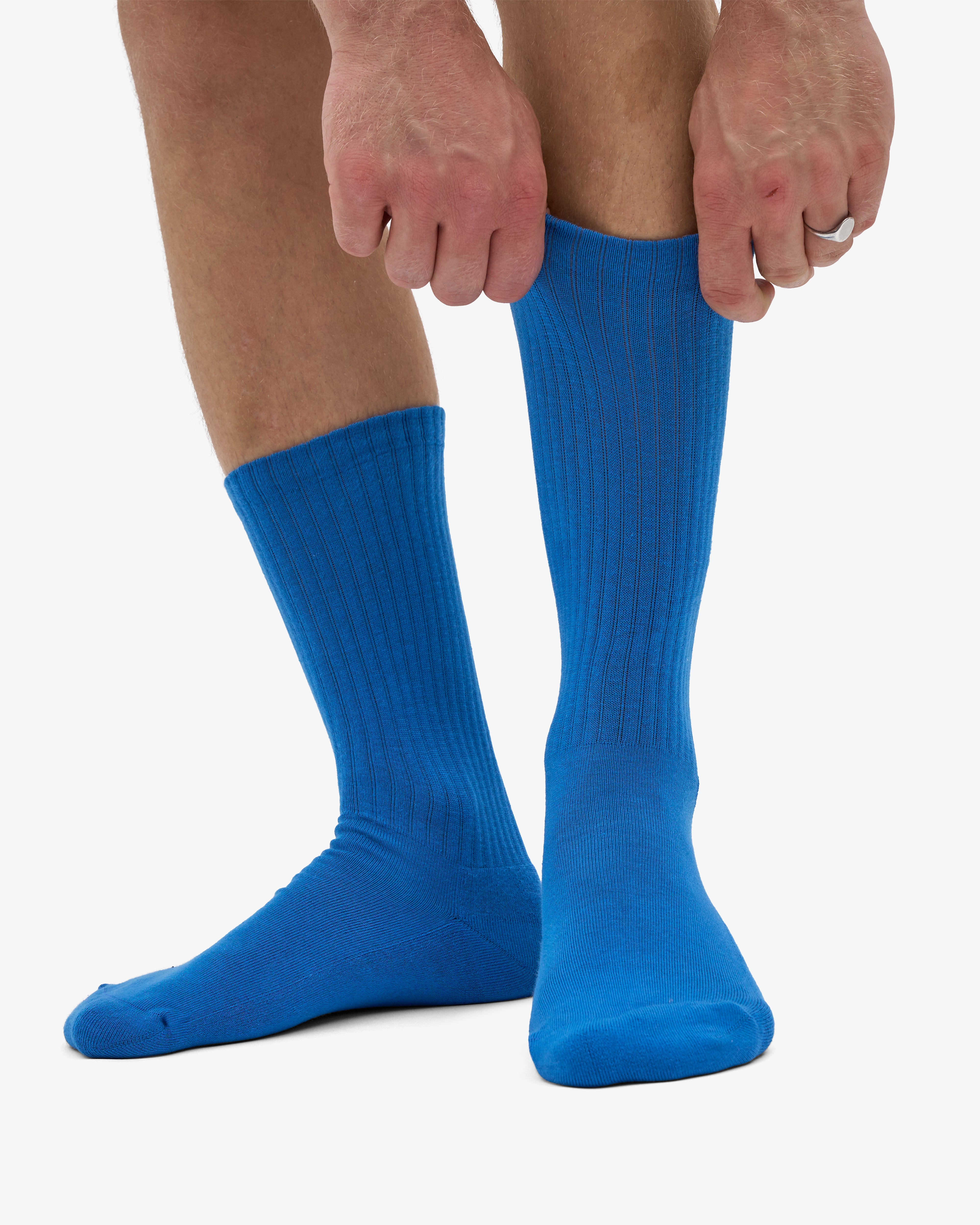 Organic Active Sock - Pacific Blue (3-Pack)