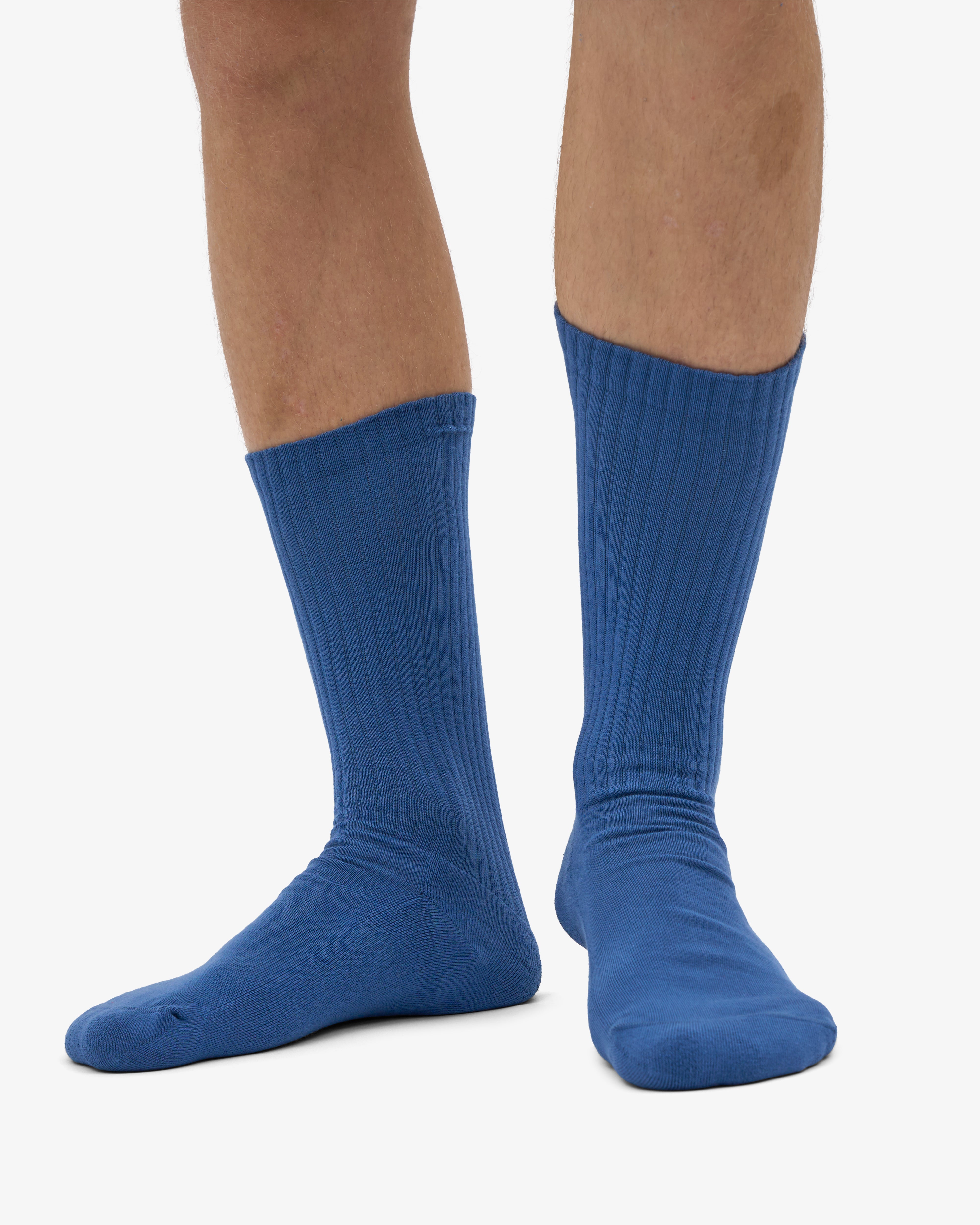 Organic Active Sock - Petrol Blue