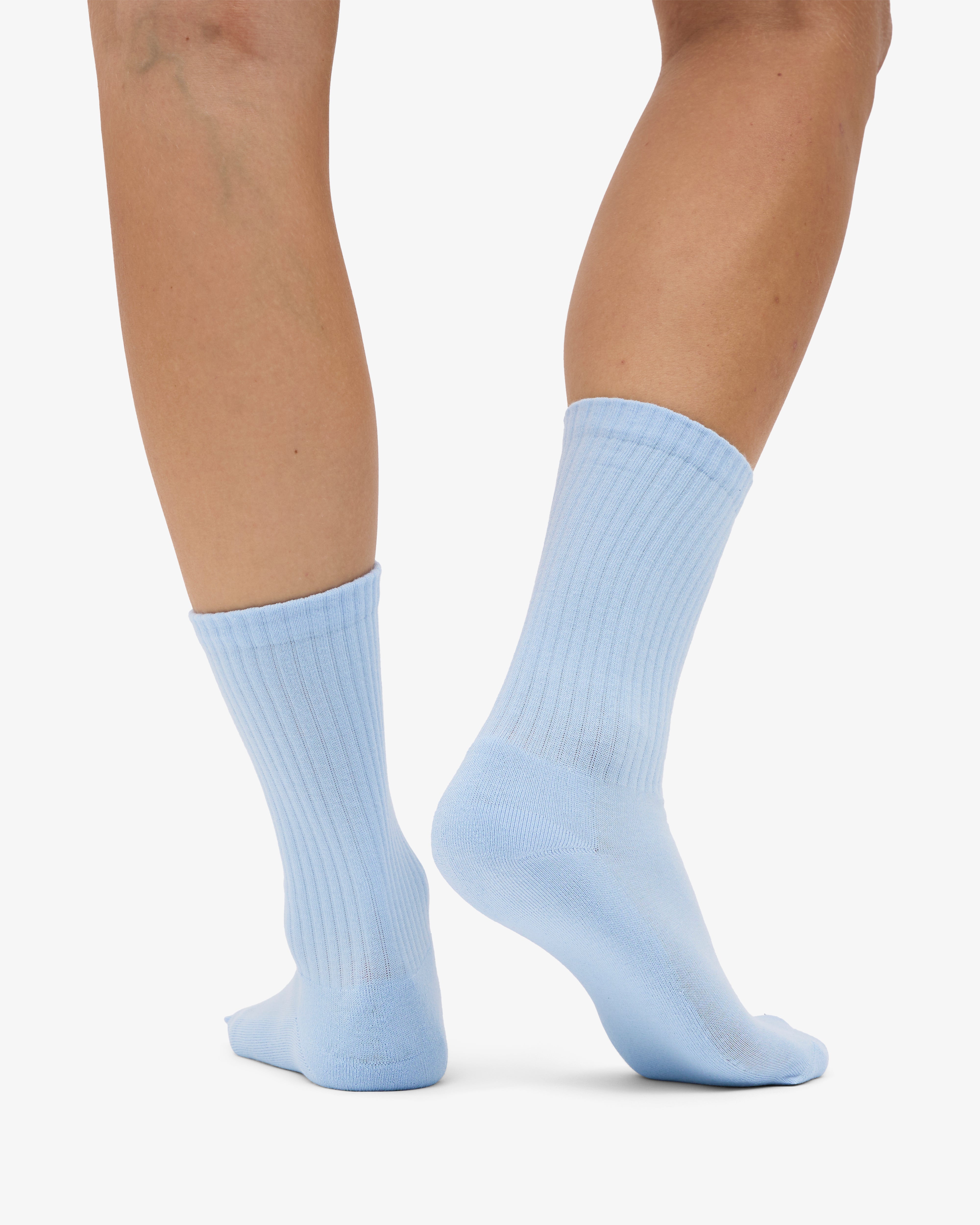 Organic Active Sock - Polar Blue