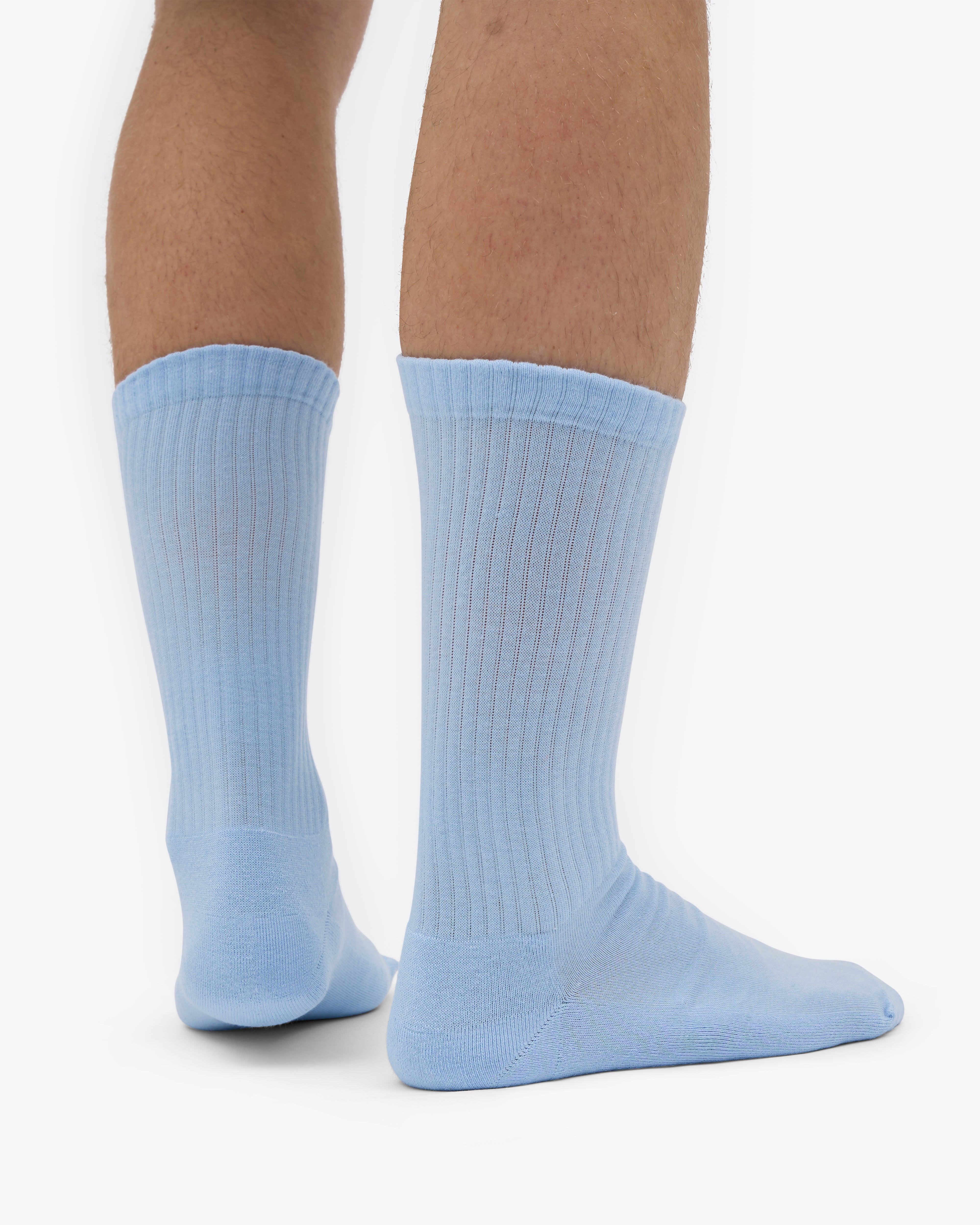 Organic Active Sock - Polar Blue