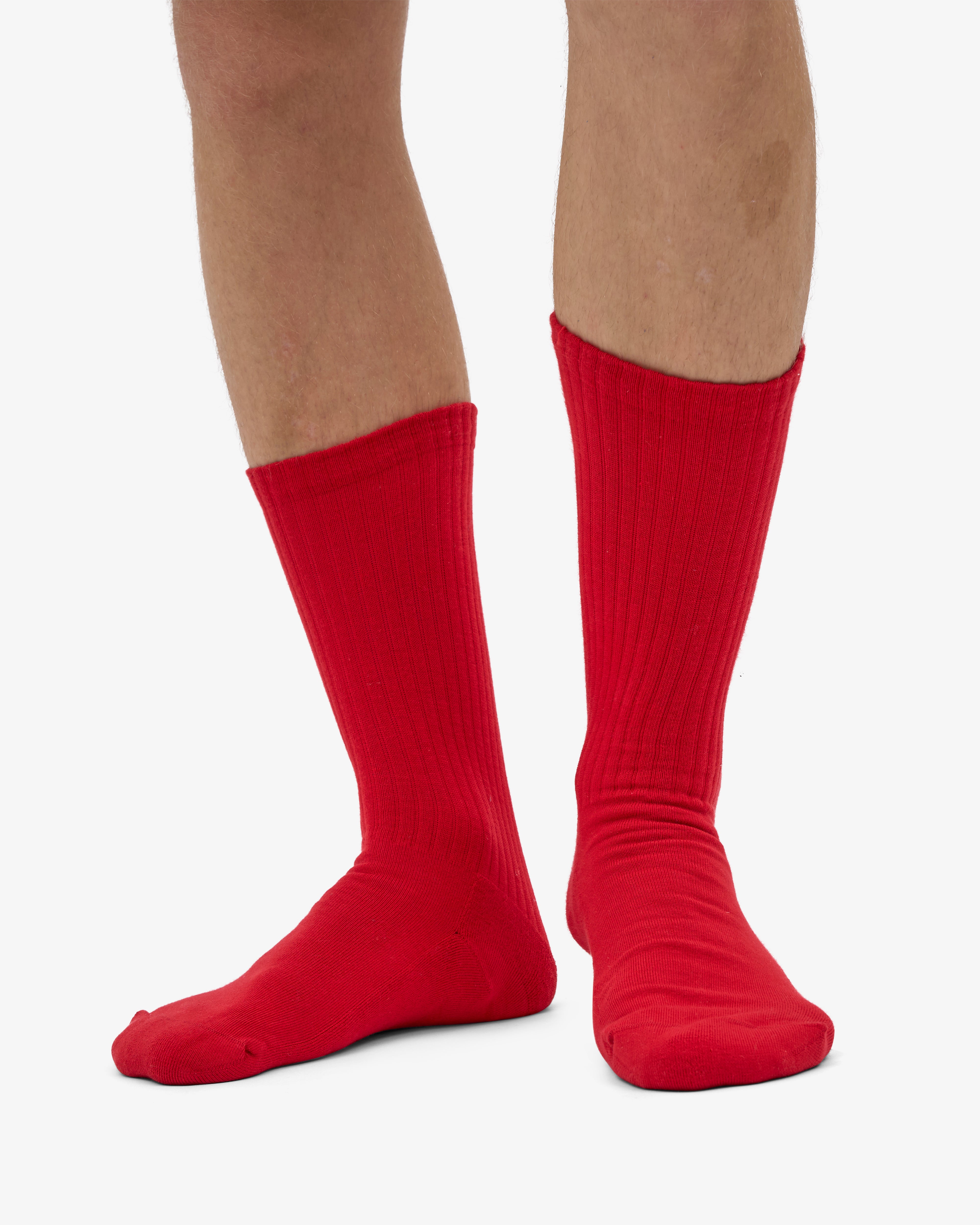 Organic Active Sock - Scarlet Red