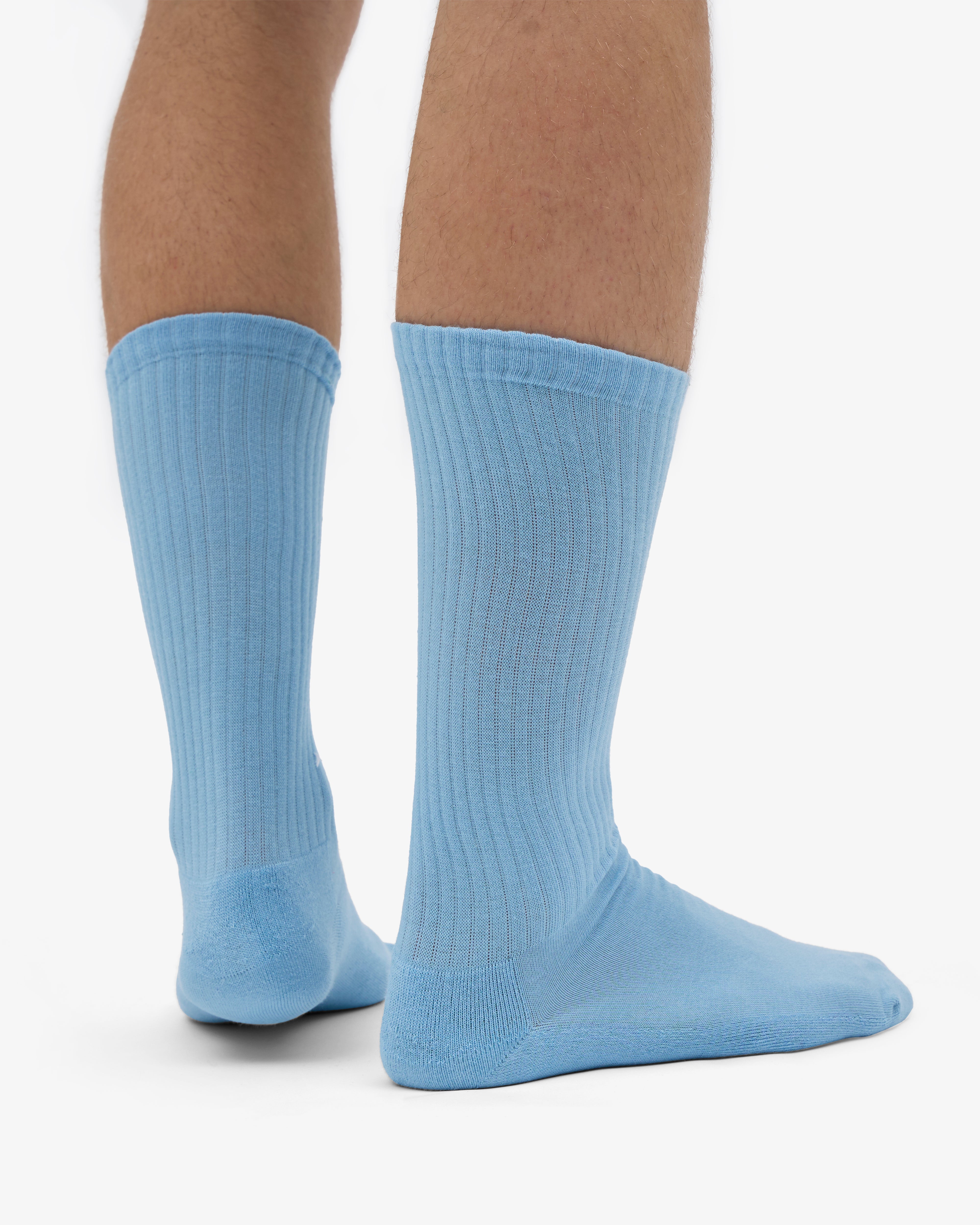 Organic Active Sock - Seaside Blue