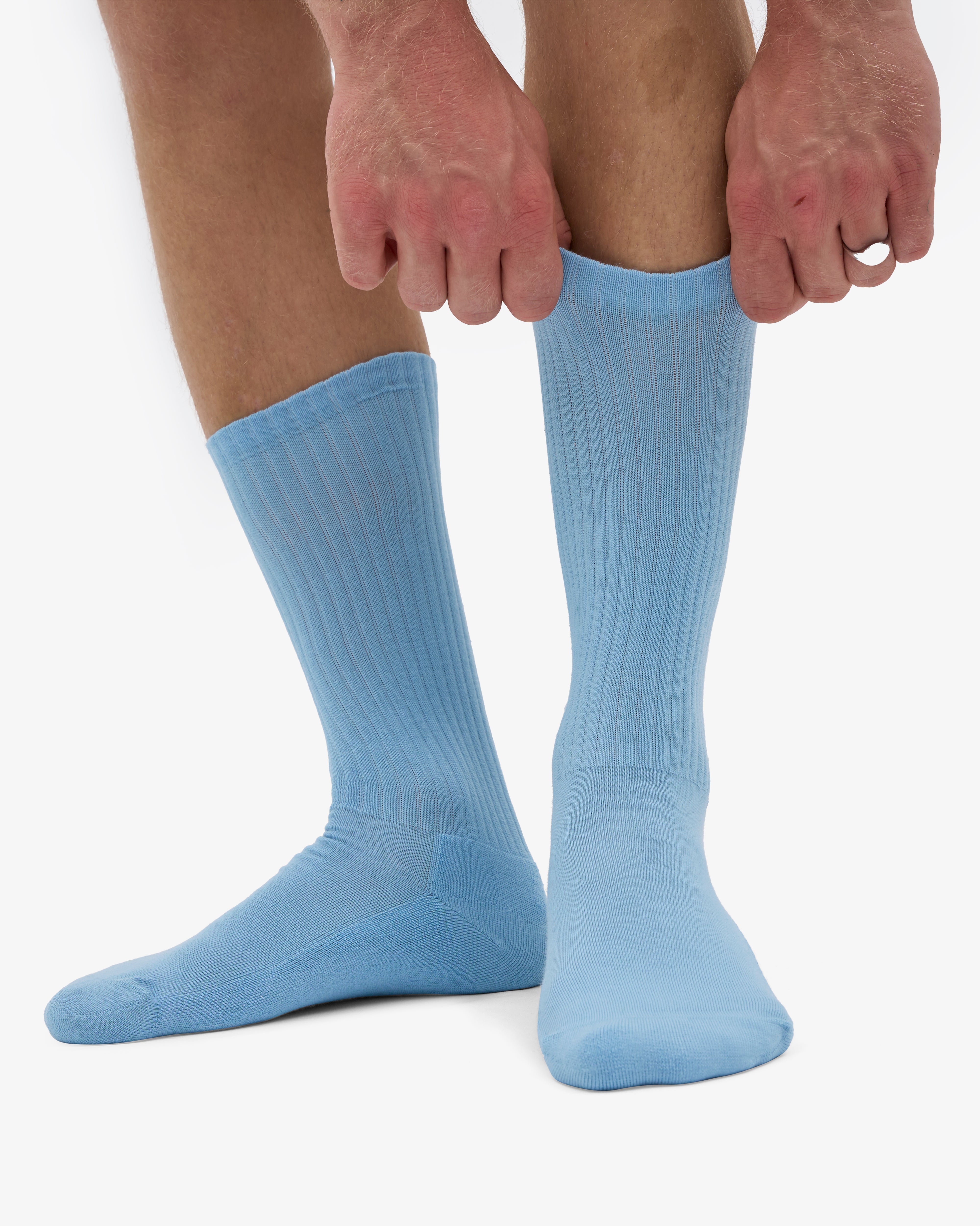 Organic Active Sock - Seaside Blue