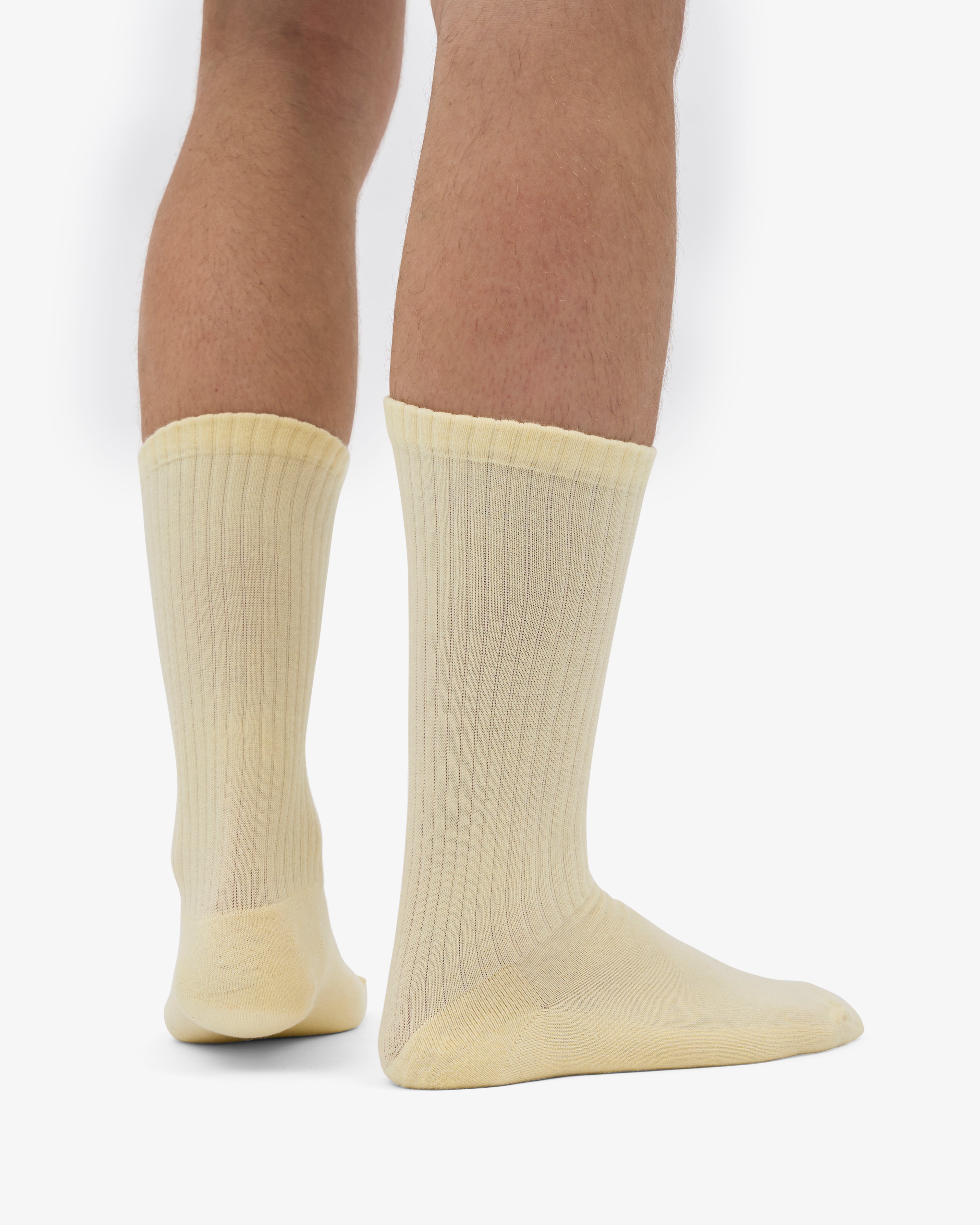 Organic Active Sock - Soft Yellow