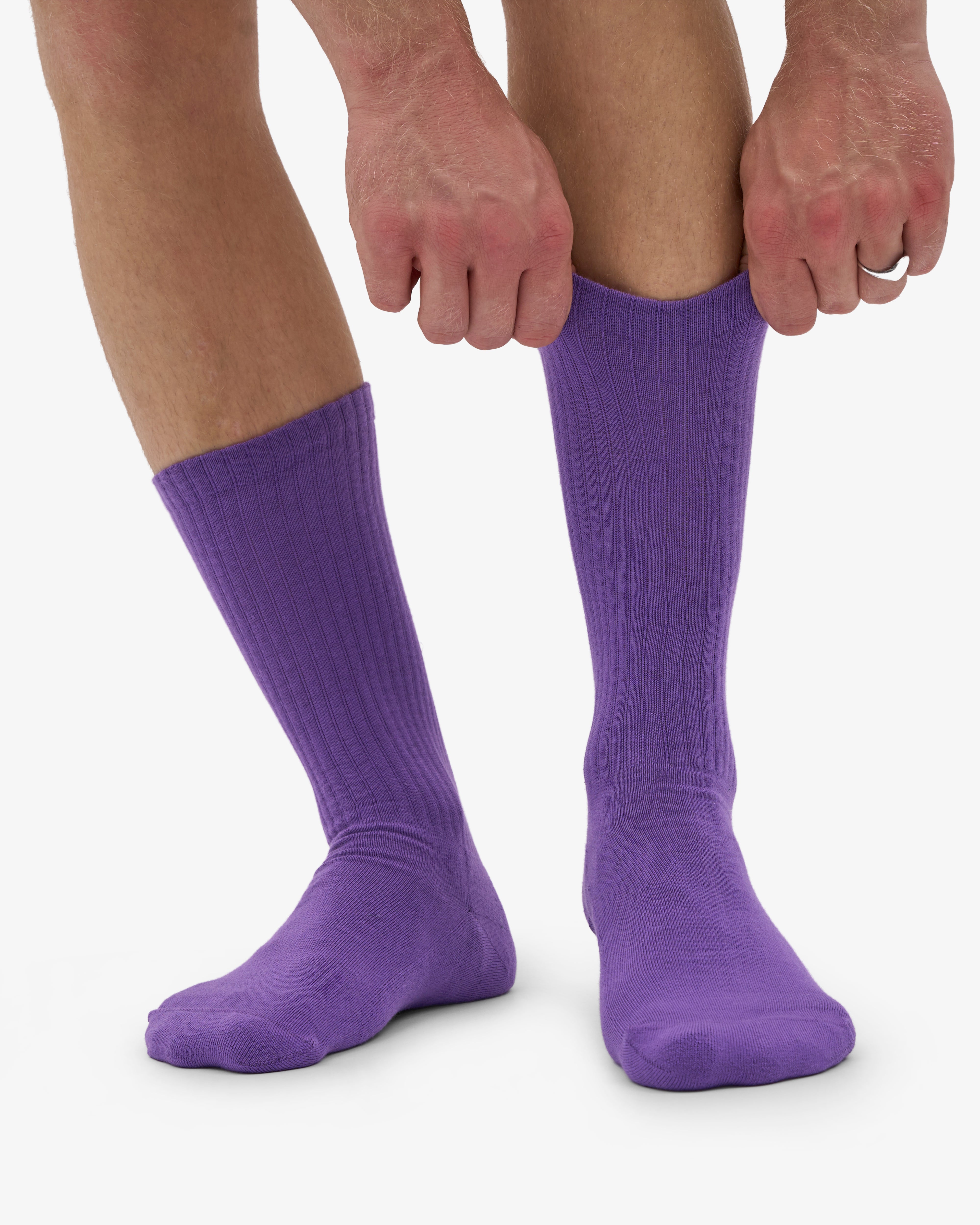 Organic Active Sock - Ultra Violet
