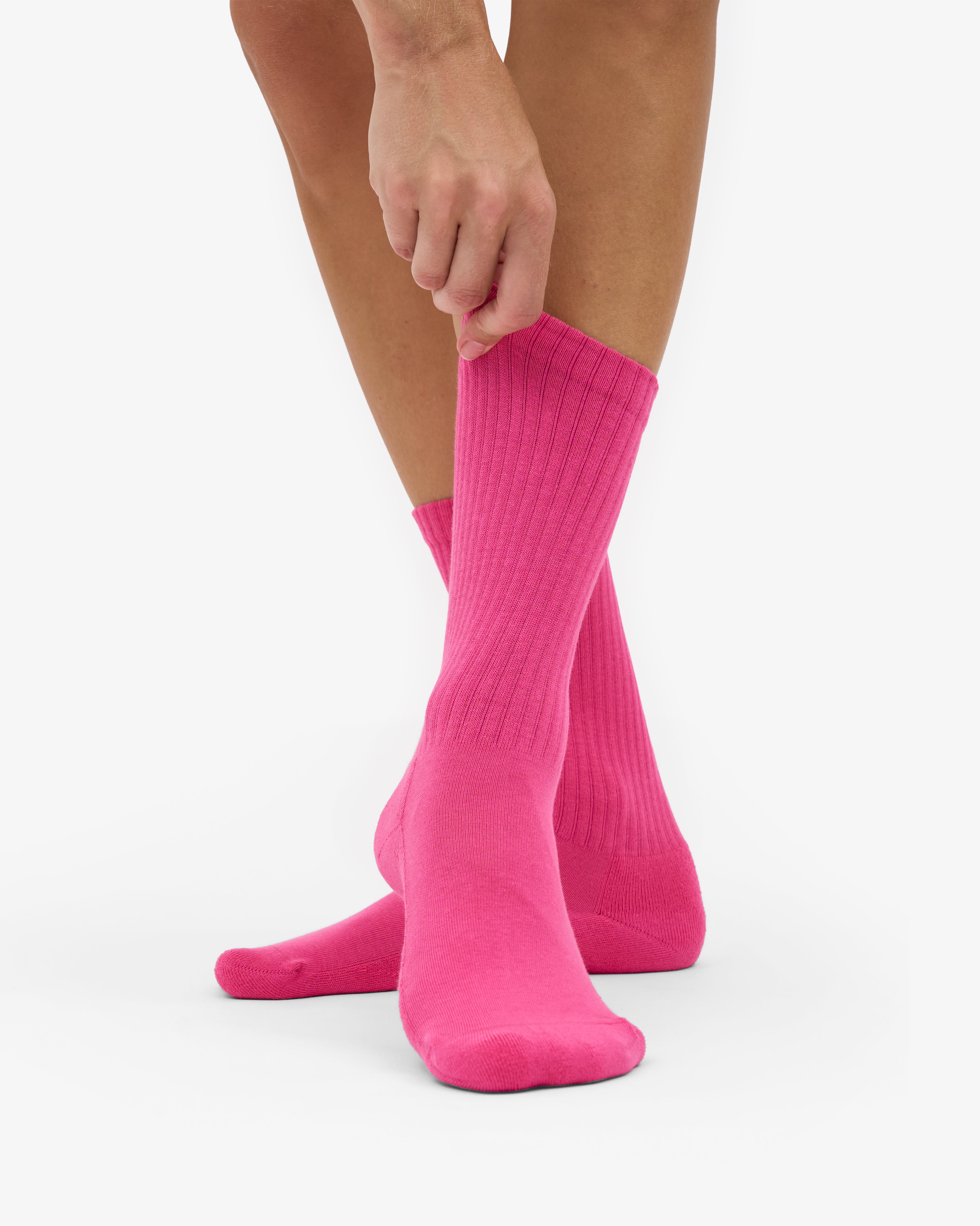 Organic Active Sock - Bubblegum Pink (3-Pack)