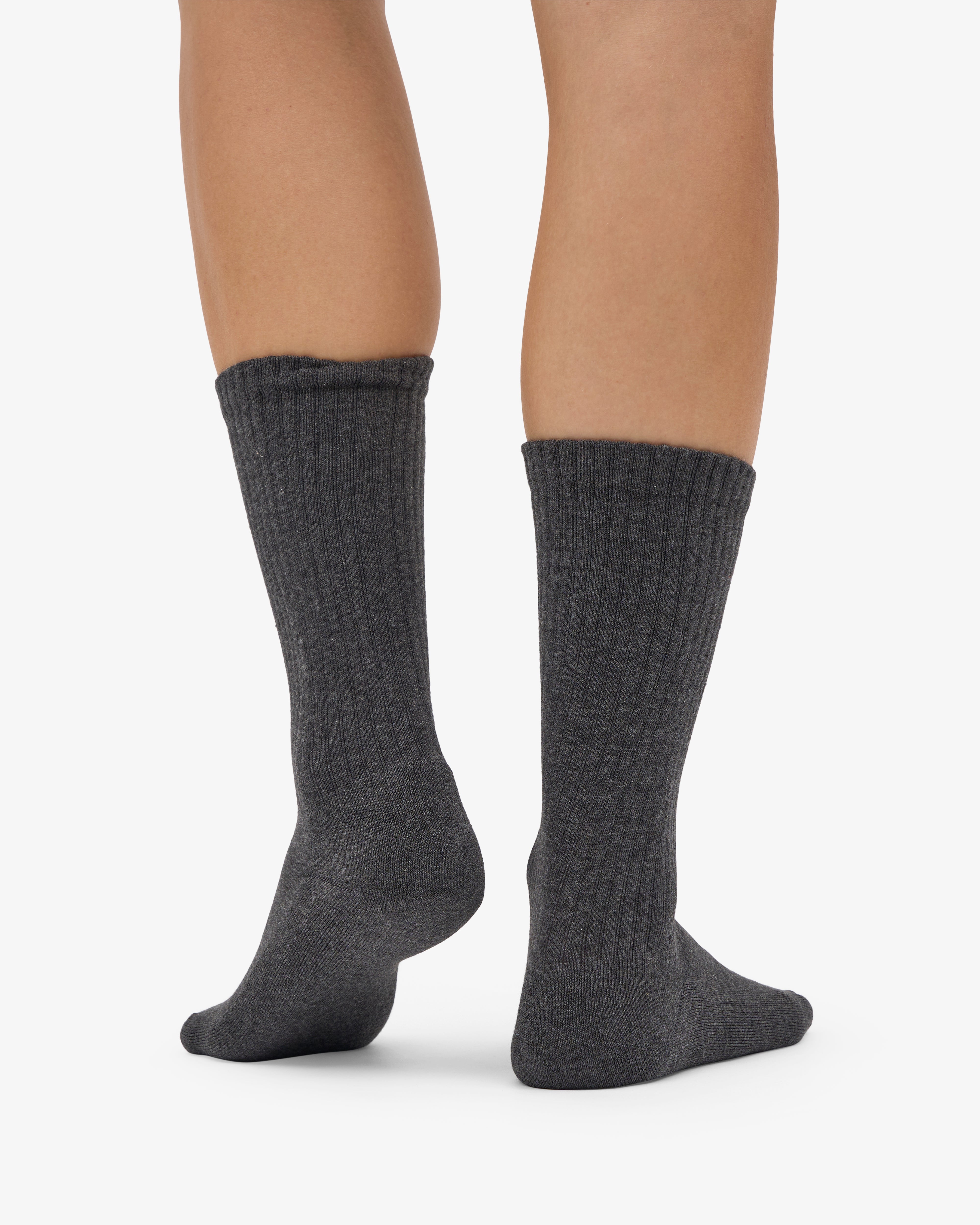 Organic Active Sock - Lava Grey (3-Pack)