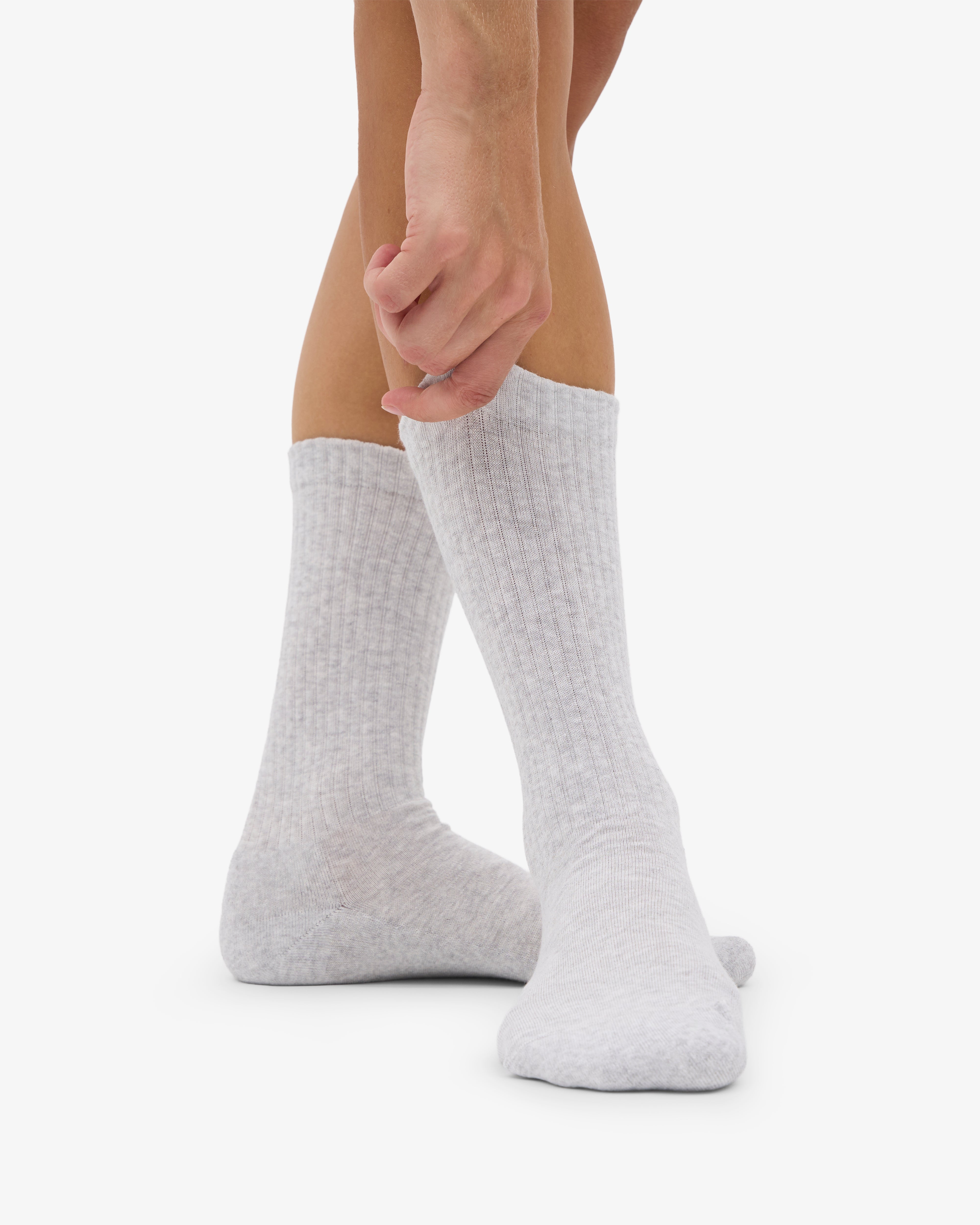 Organic Active Sock - Snow Melange