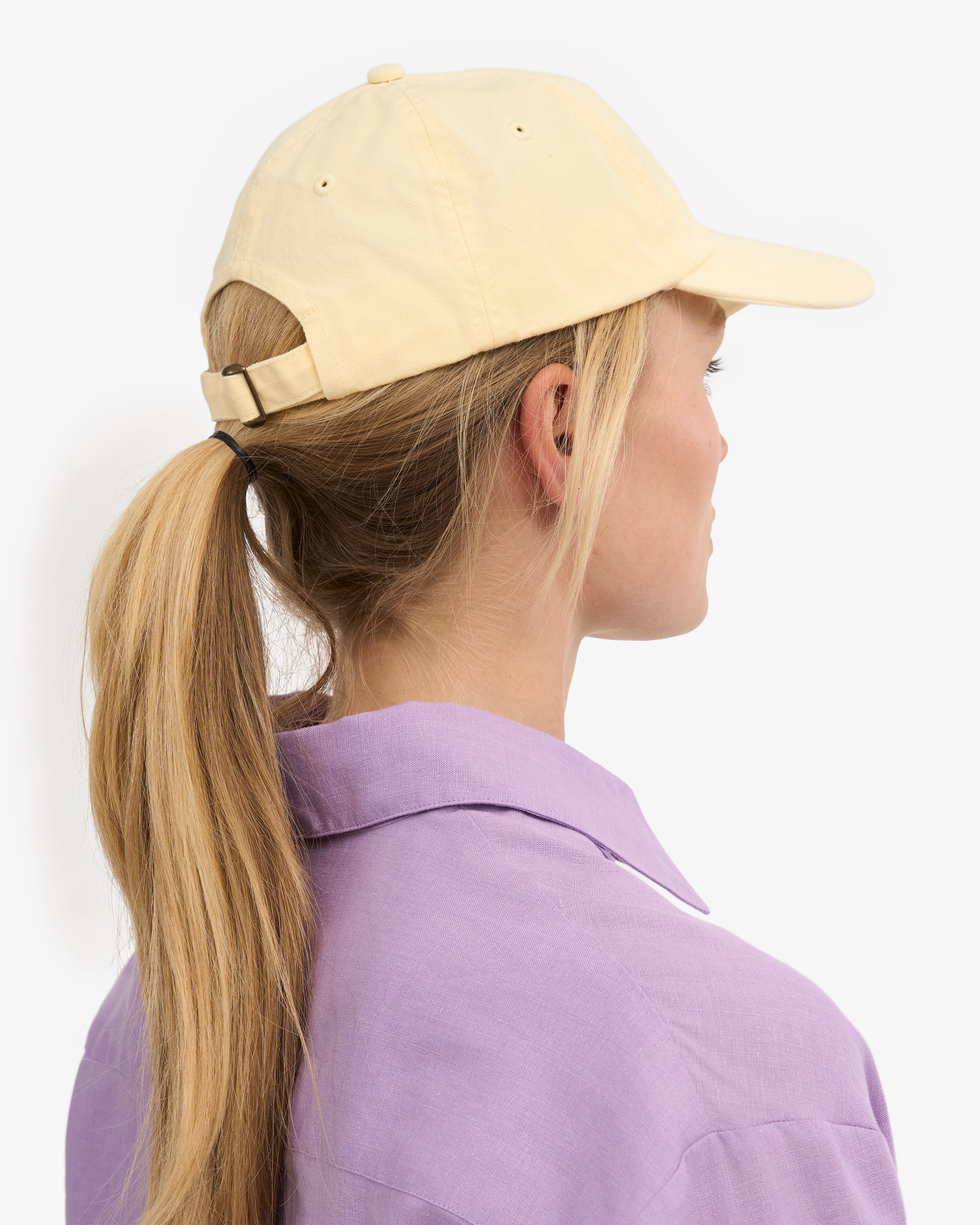Organic Cotton Cap - Soft Yellow