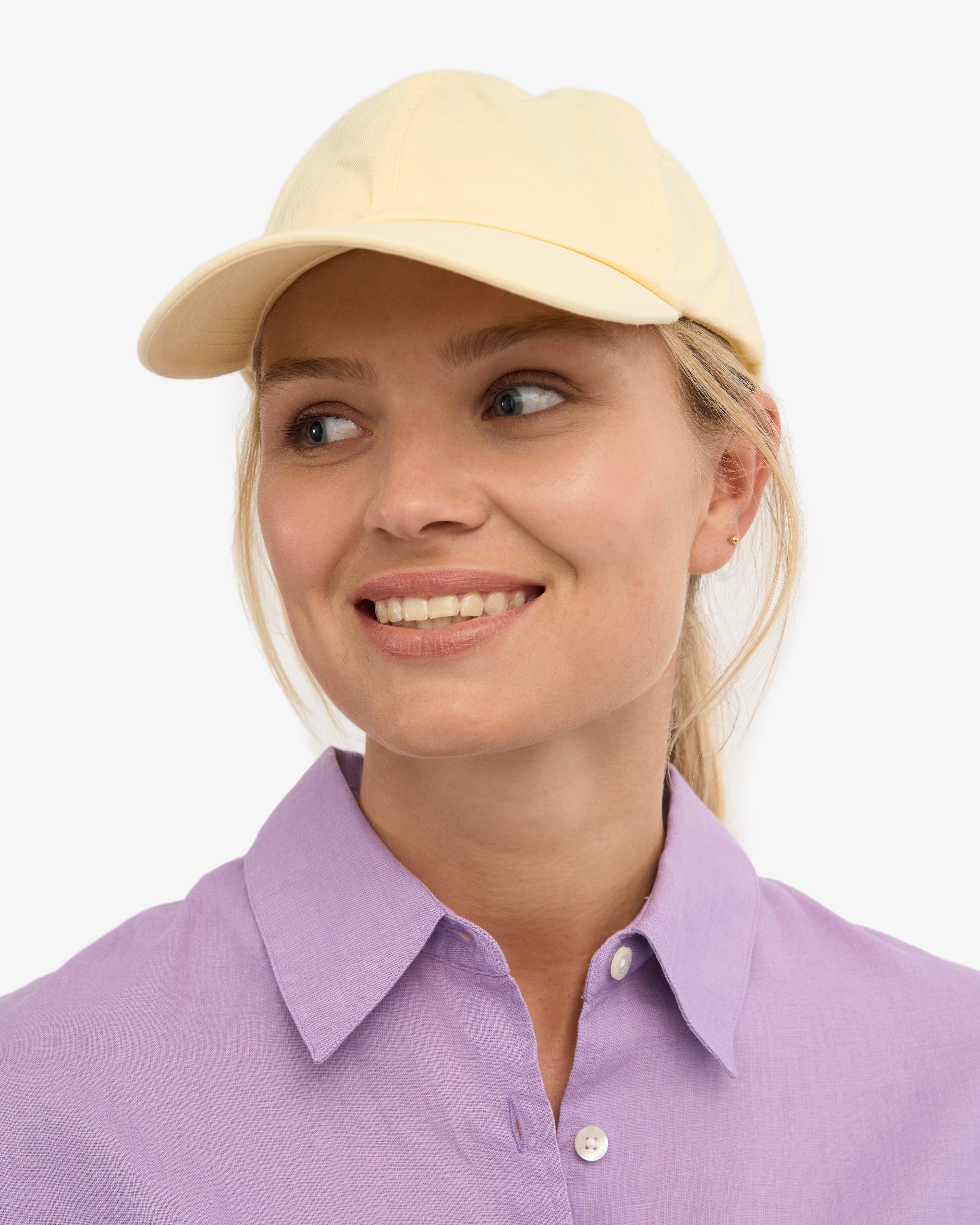 Organic Cotton Cap - Soft Yellow