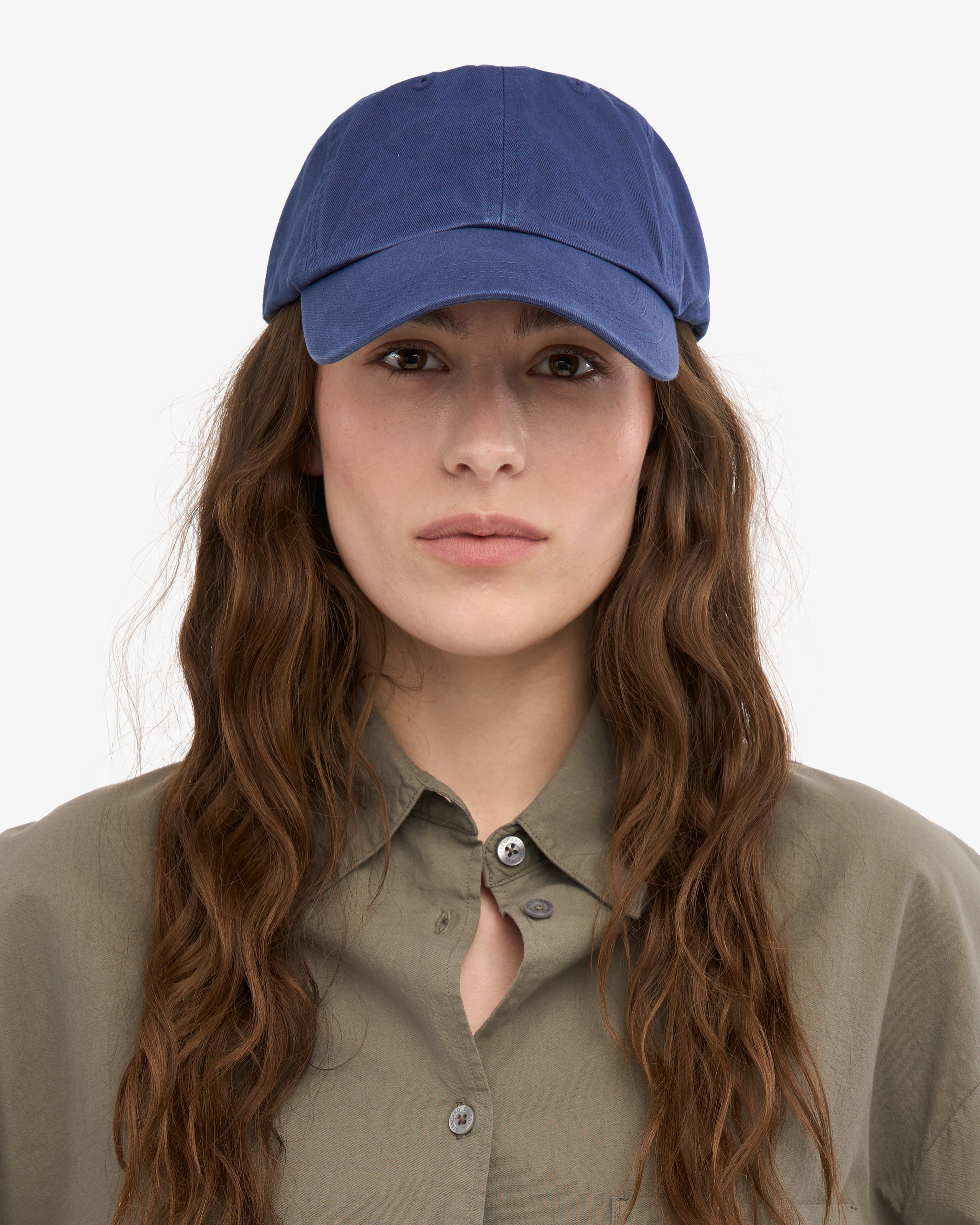 Organic Cotton Cap - Marine Blue