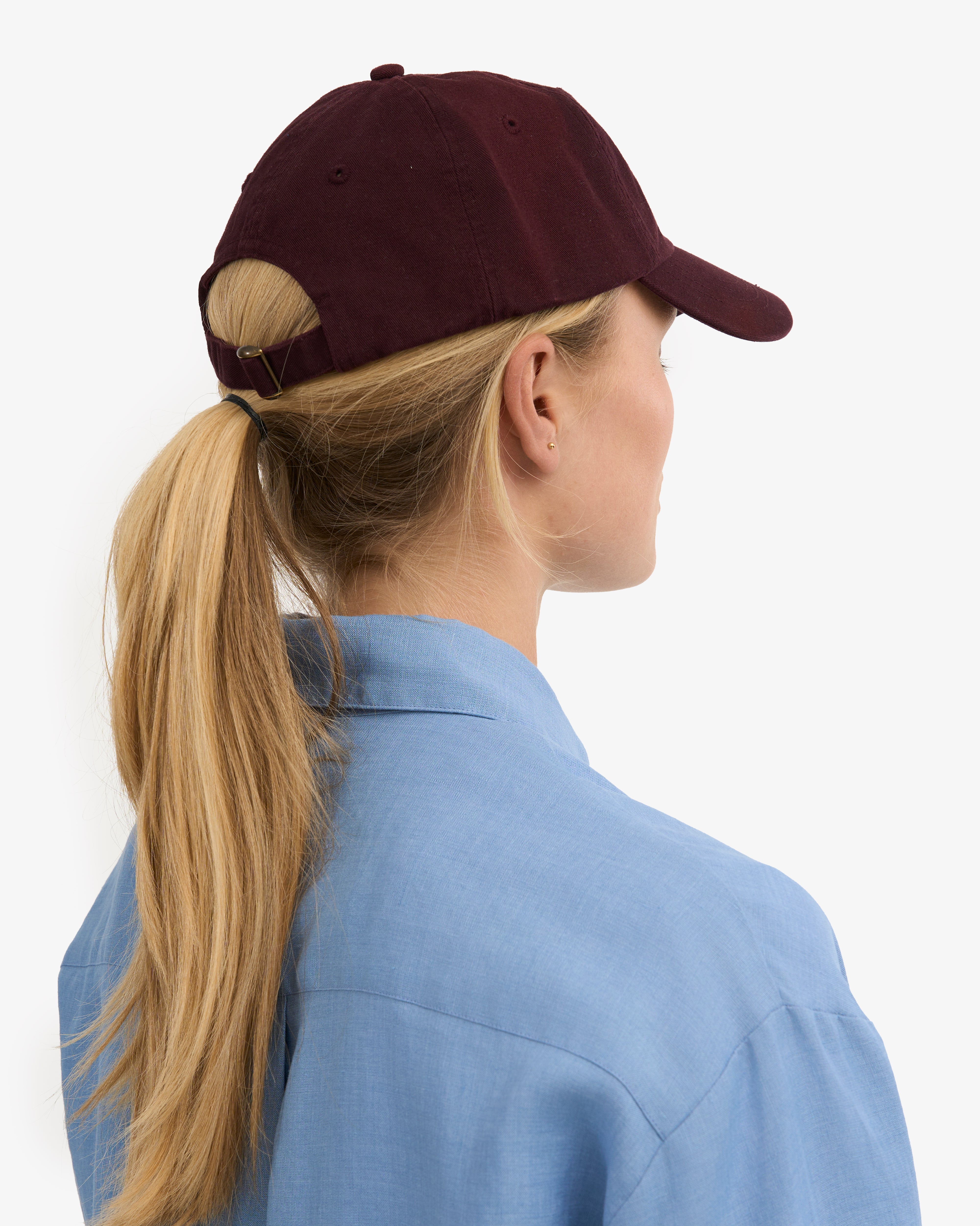 Organic Cotton Cap - Oxblood Red