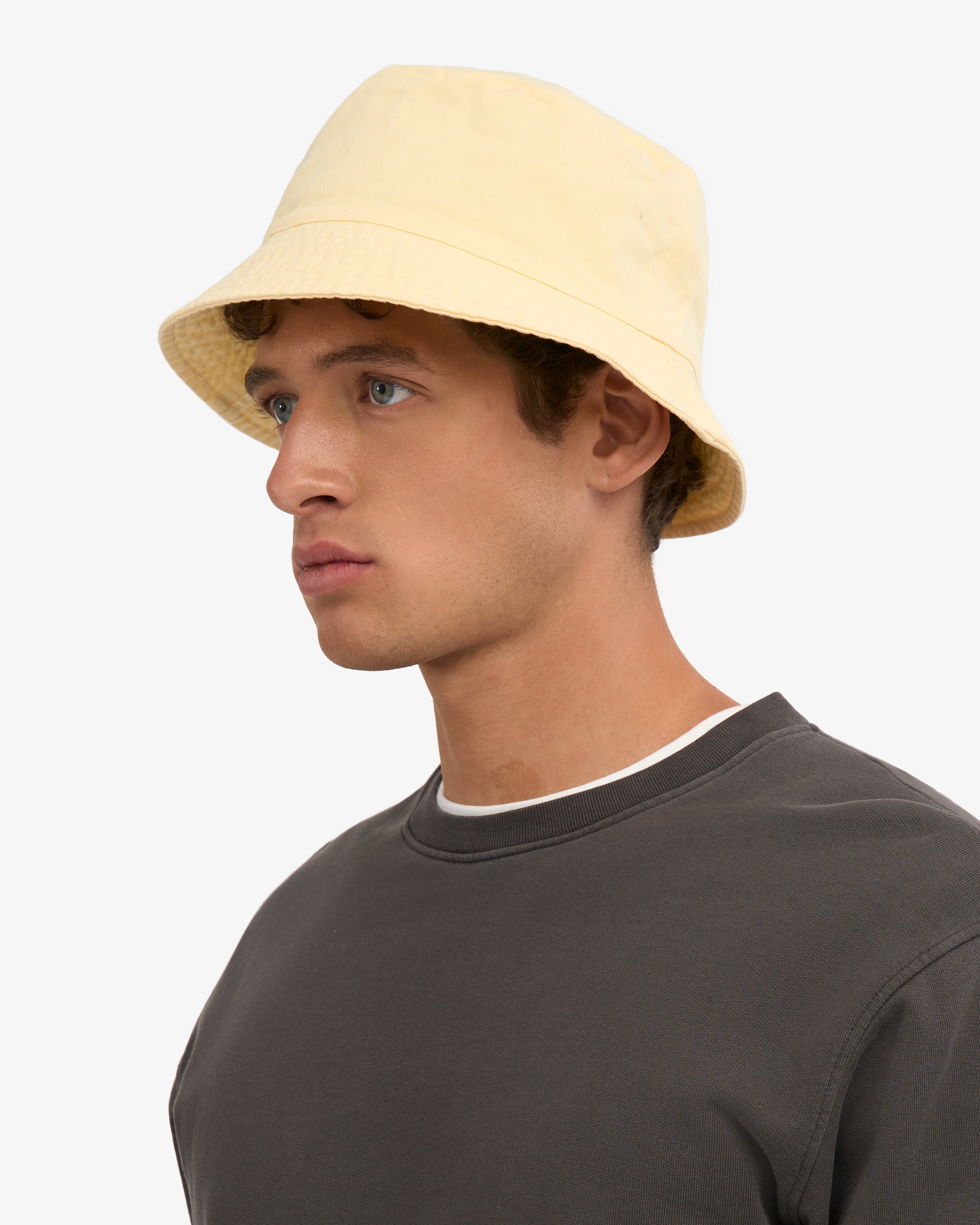 Organic Cotton Bucket Hat - Faded Khaki