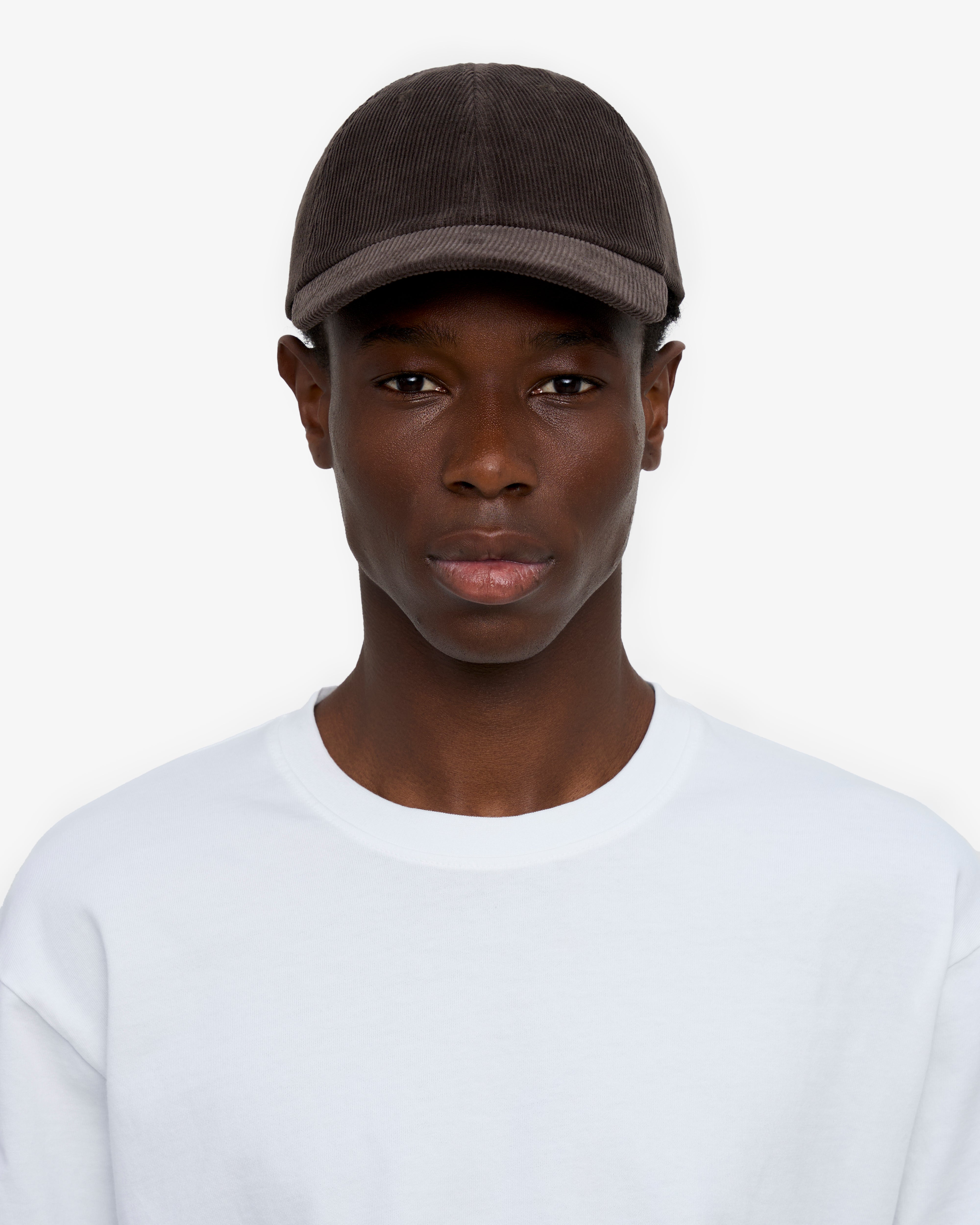 Organic Corduroy Cap - Coffee Brown